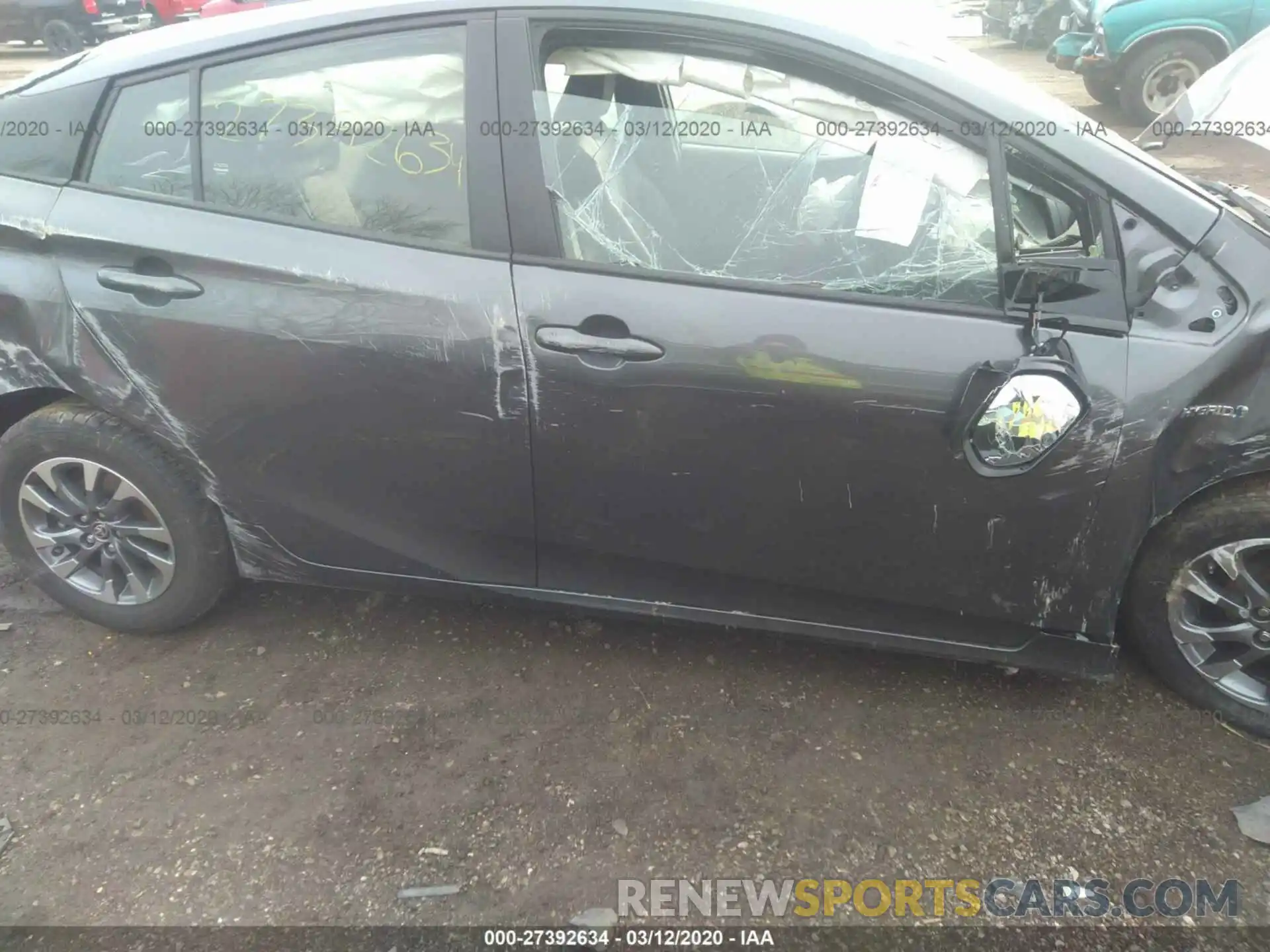 6 Photograph of a damaged car JTDKARFU4K3092204 TOYOTA PRIUS 2019