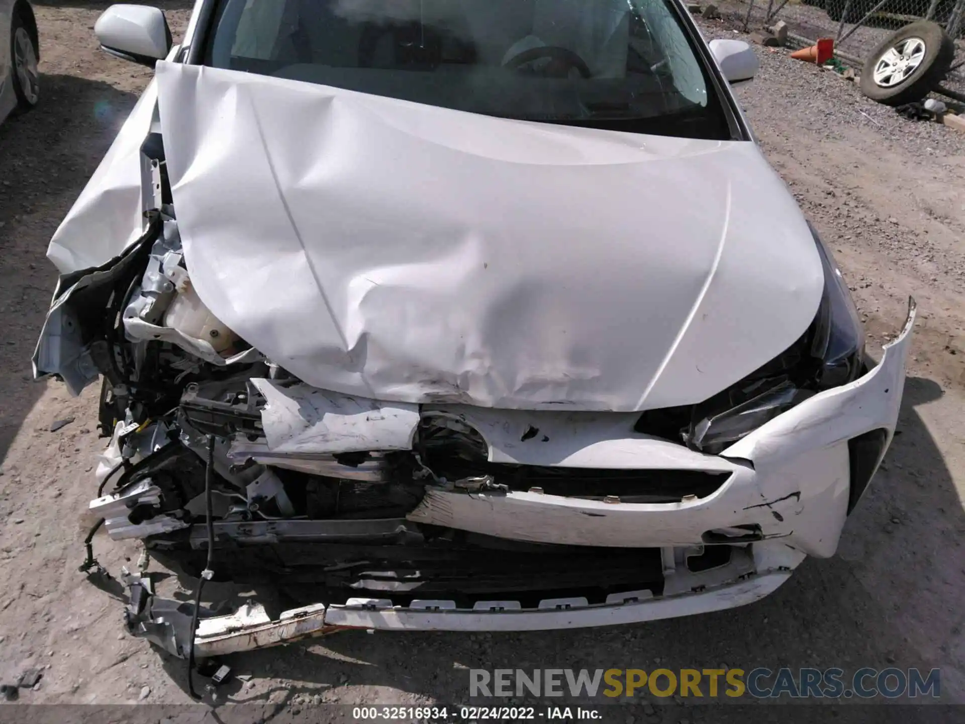 6 Photograph of a damaged car JTDKARFU4K3092333 TOYOTA PRIUS 2019