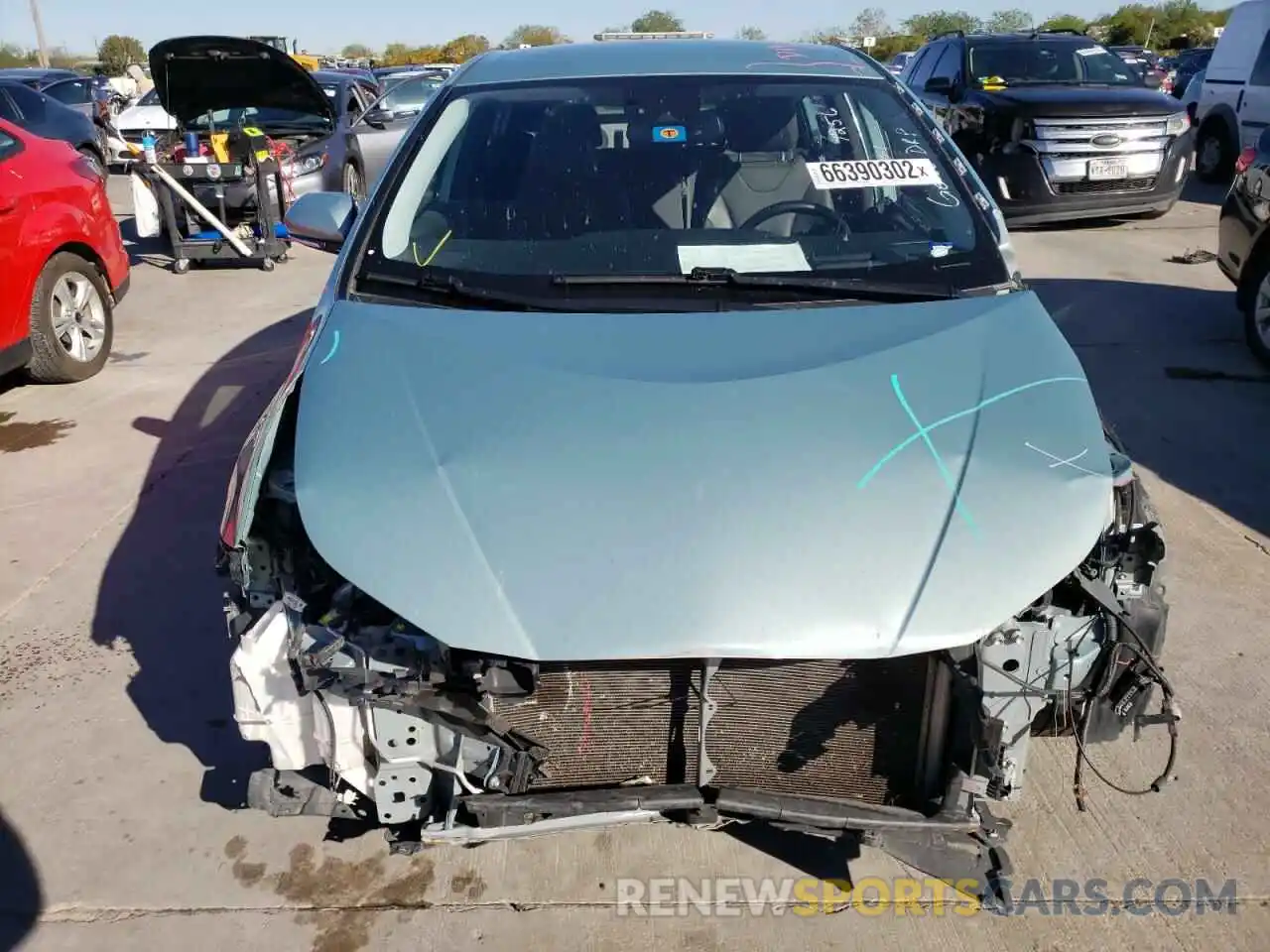 5 Photograph of a damaged car JTDKARFU4K3092588 TOYOTA PRIUS 2019