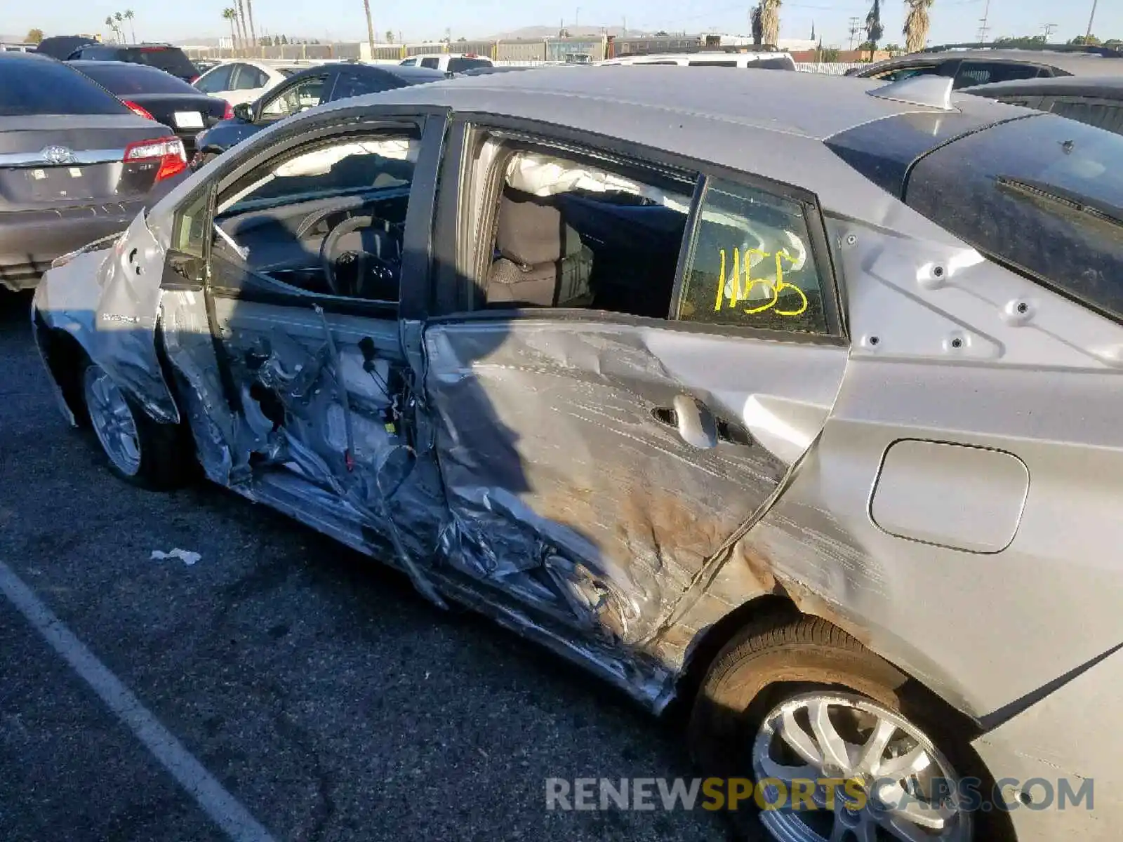 10 Photograph of a damaged car JTDKARFU4K3095152 TOYOTA PRIUS 2019