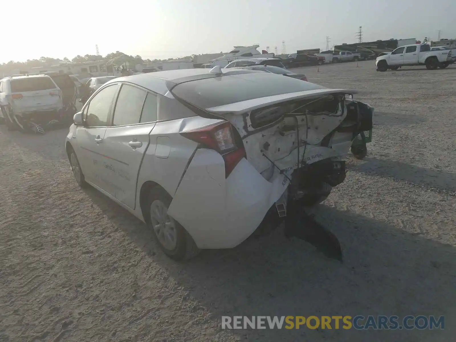 3 Photograph of a damaged car JTDKARFU4K3095359 TOYOTA PRIUS 2019