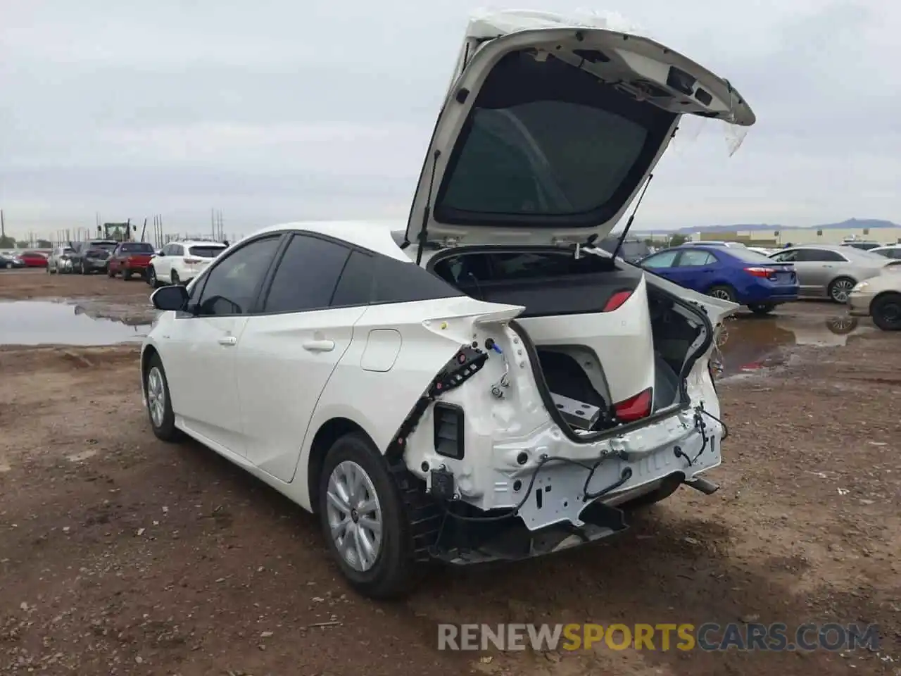 3 Photograph of a damaged car JTDKARFU4K3097211 TOYOTA PRIUS 2019