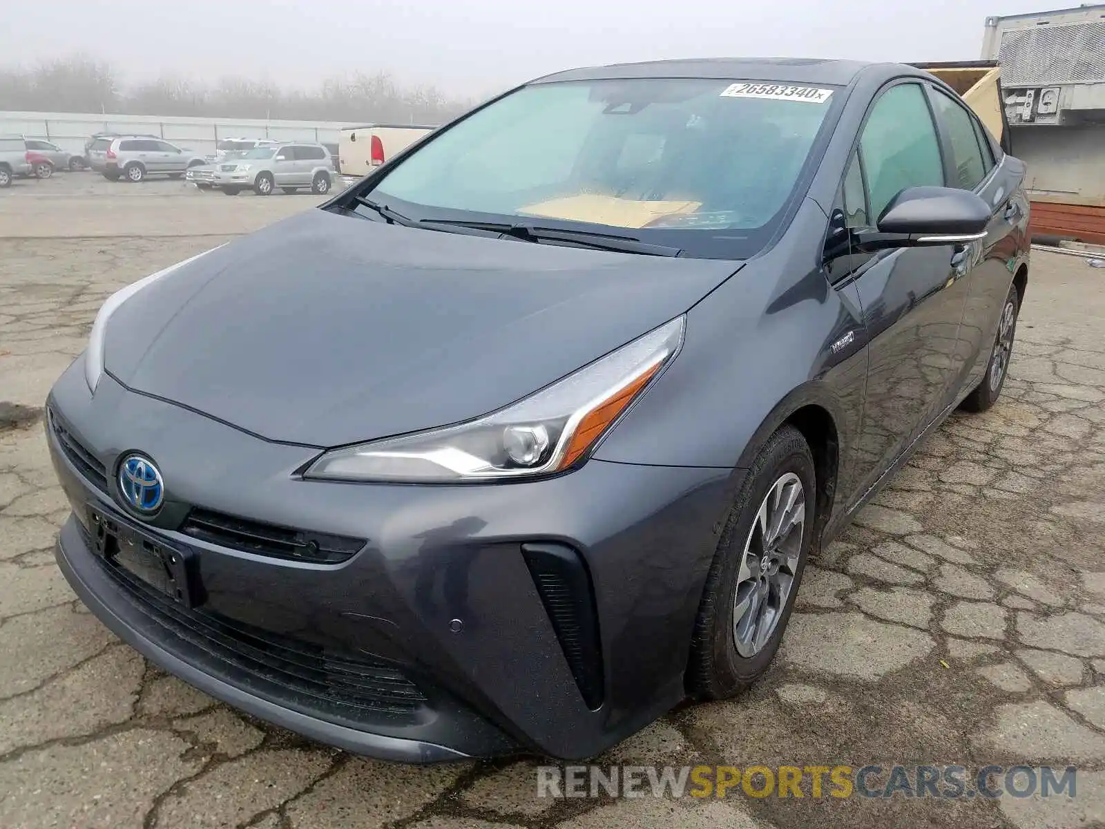 2 Фотография поврежденного автомобиля JTDKARFU4K3099055 TOYOTA PRIUS 2019