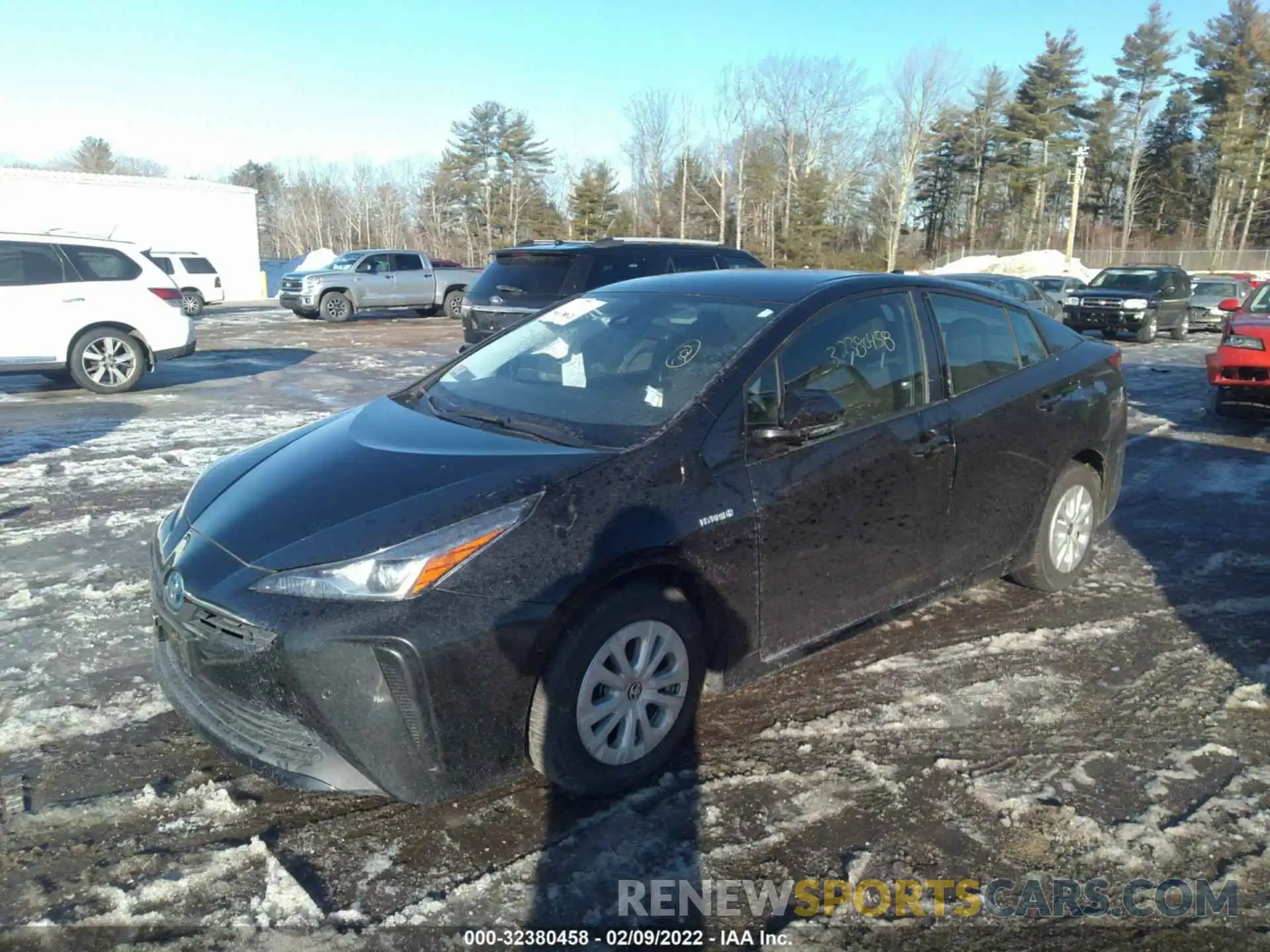 2 Photograph of a damaged car JTDKARFU4K3099590 TOYOTA PRIUS 2019