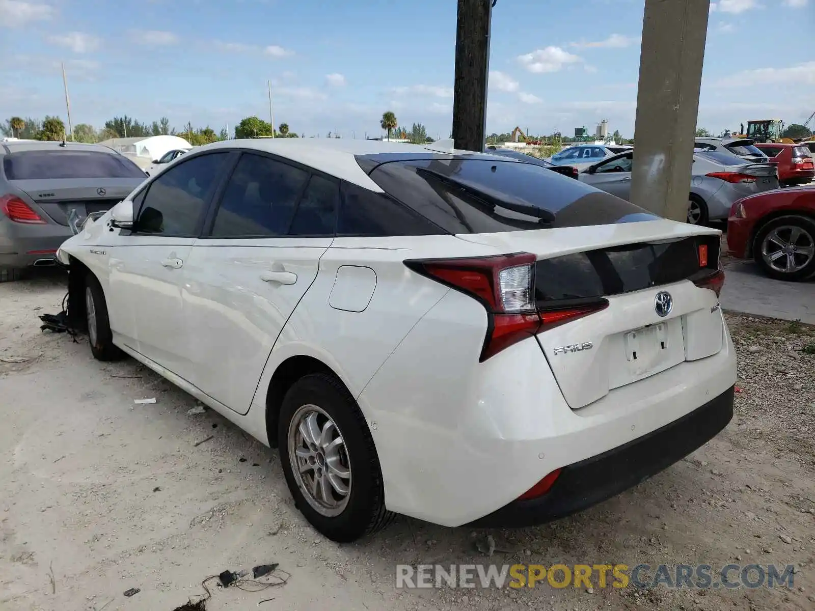 3 Photograph of a damaged car JTDKARFU4K3101113 TOYOTA PRIUS 2019