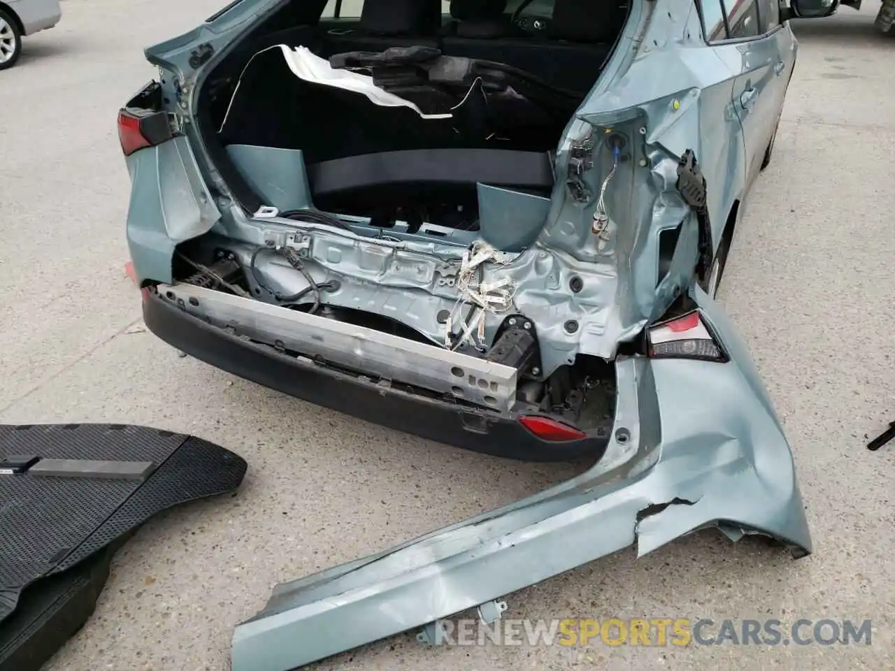 9 Photograph of a damaged car JTDKARFU4K3101225 TOYOTA PRIUS 2019