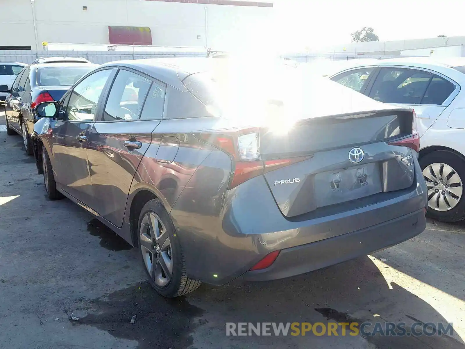 3 Photograph of a damaged car JTDKARFU5K3070423 TOYOTA PRIUS 2019