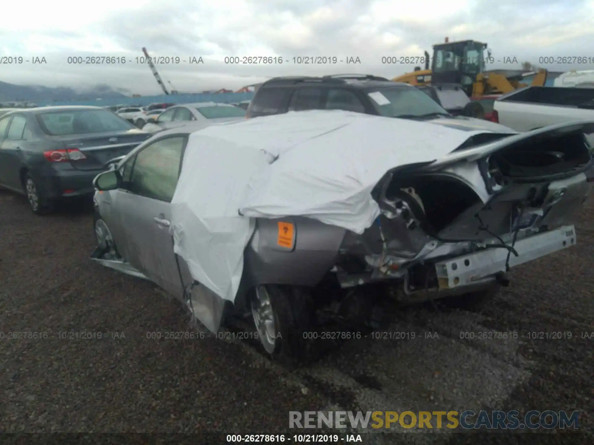 3 Photograph of a damaged car JTDKARFU5K3072026 TOYOTA PRIUS 2019