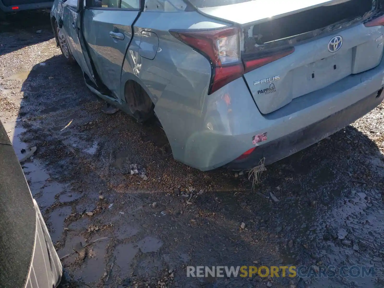 3 Photograph of a damaged car JTDKARFU5K3072754 TOYOTA PRIUS 2019