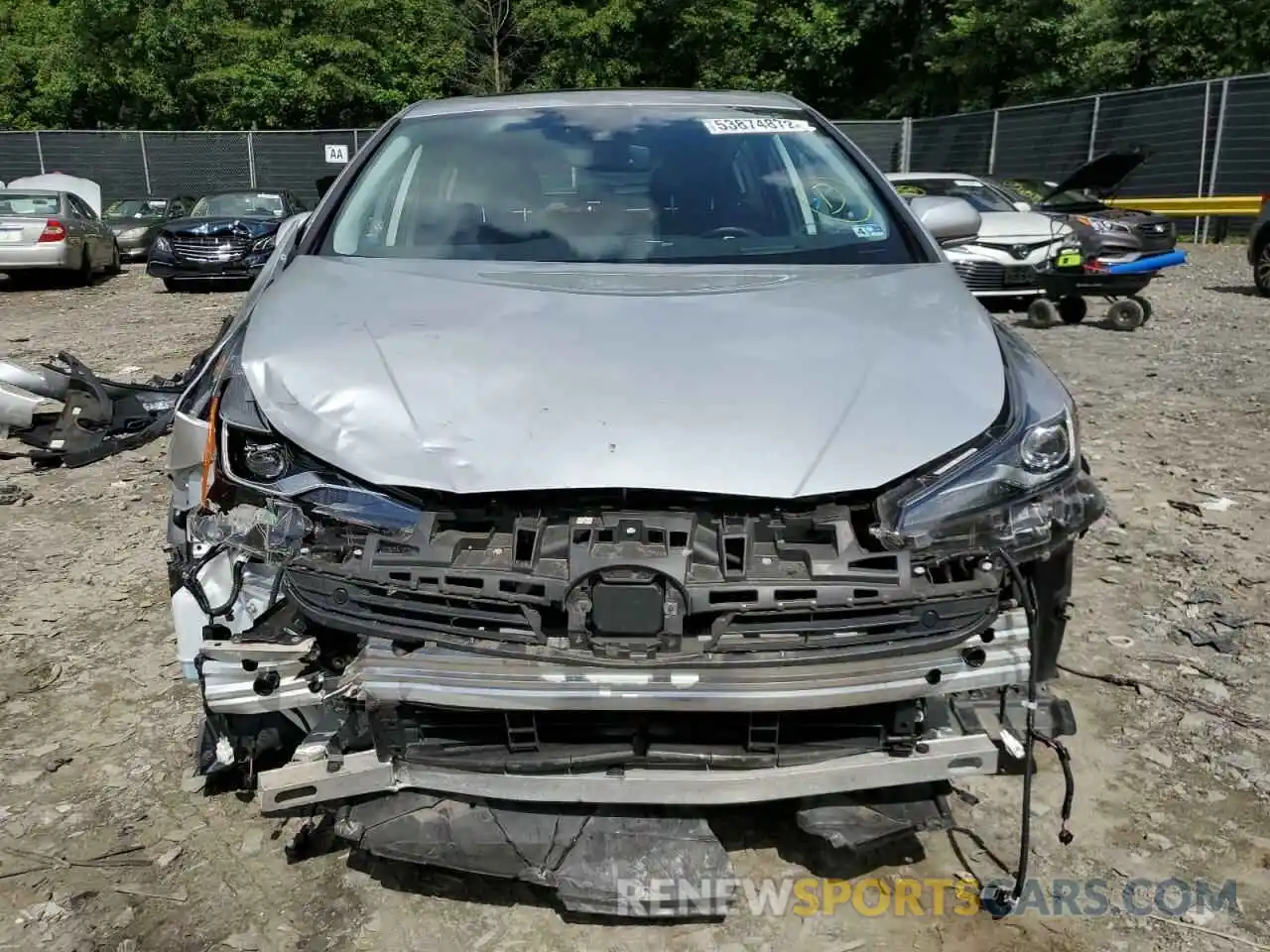 9 Photograph of a damaged car JTDKARFU5K3072835 TOYOTA PRIUS 2019