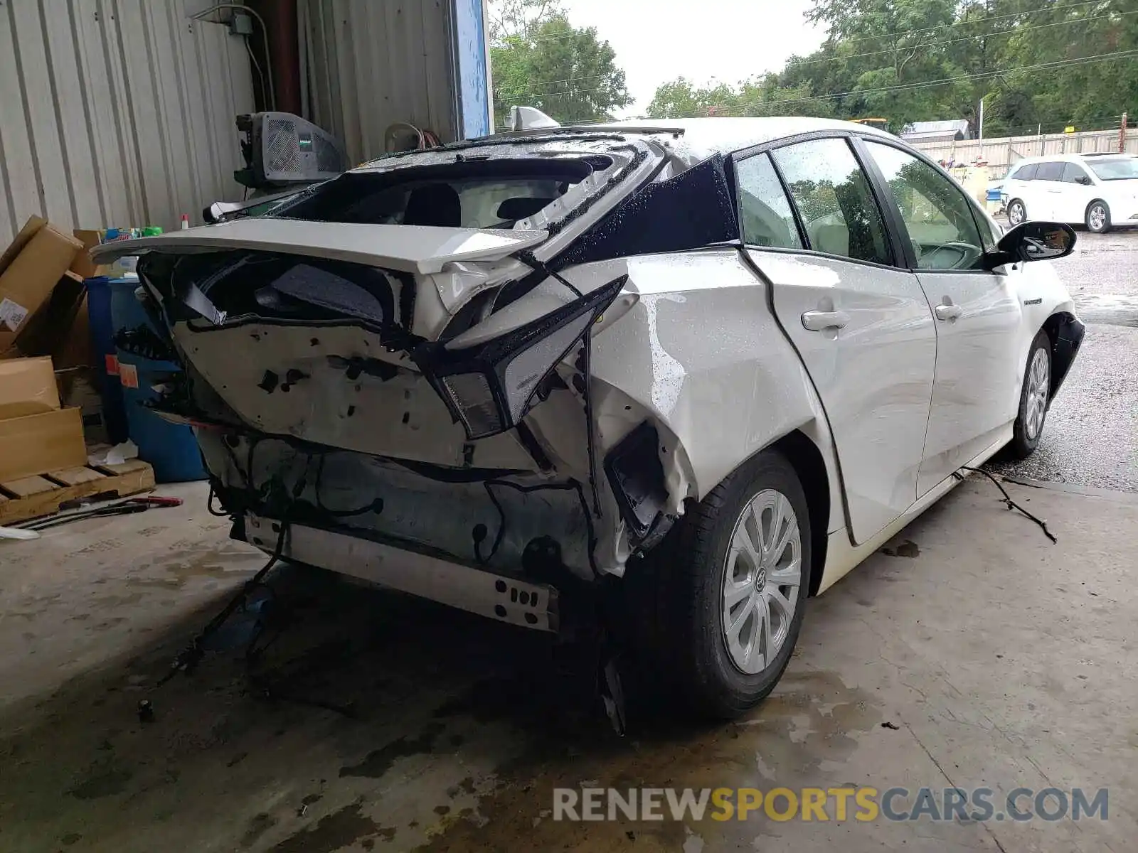 4 Photograph of a damaged car JTDKARFU5K3073712 TOYOTA PRIUS 2019