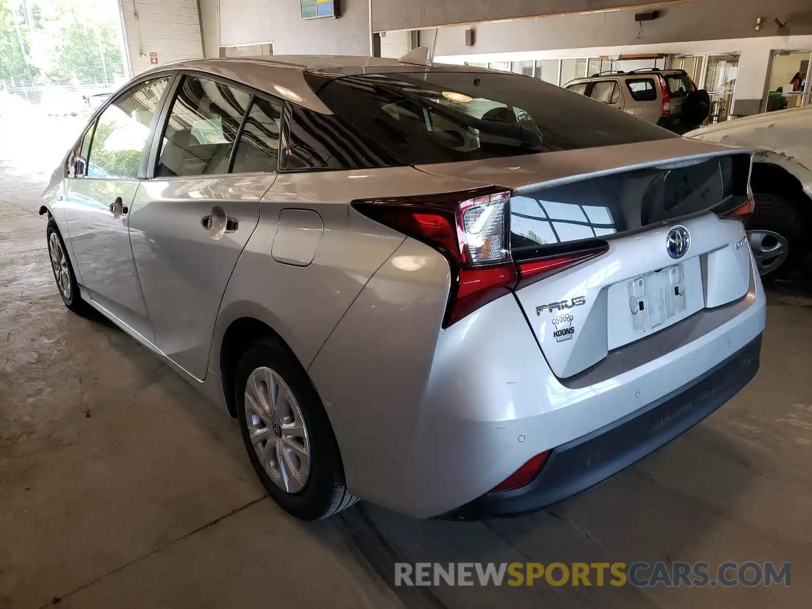 3 Photograph of a damaged car JTDKARFU5K3075301 TOYOTA PRIUS 2019