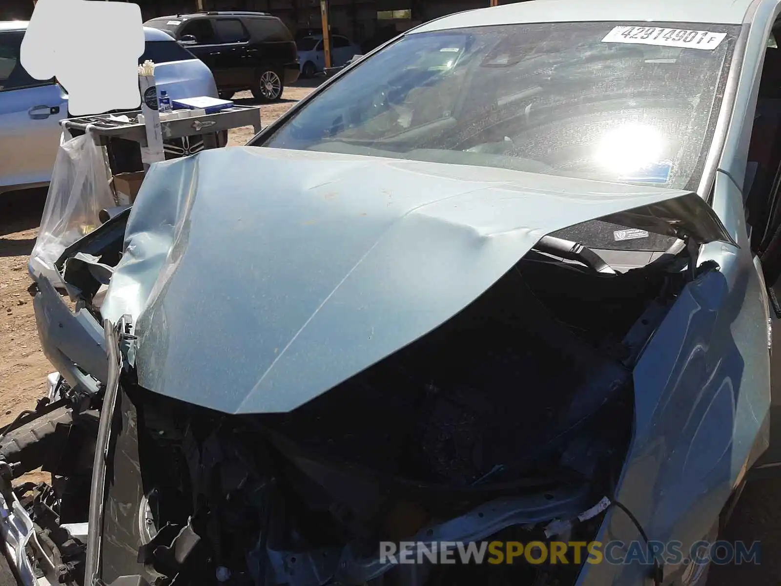 7 Photograph of a damaged car JTDKARFU5K3075329 TOYOTA PRIUS 2019