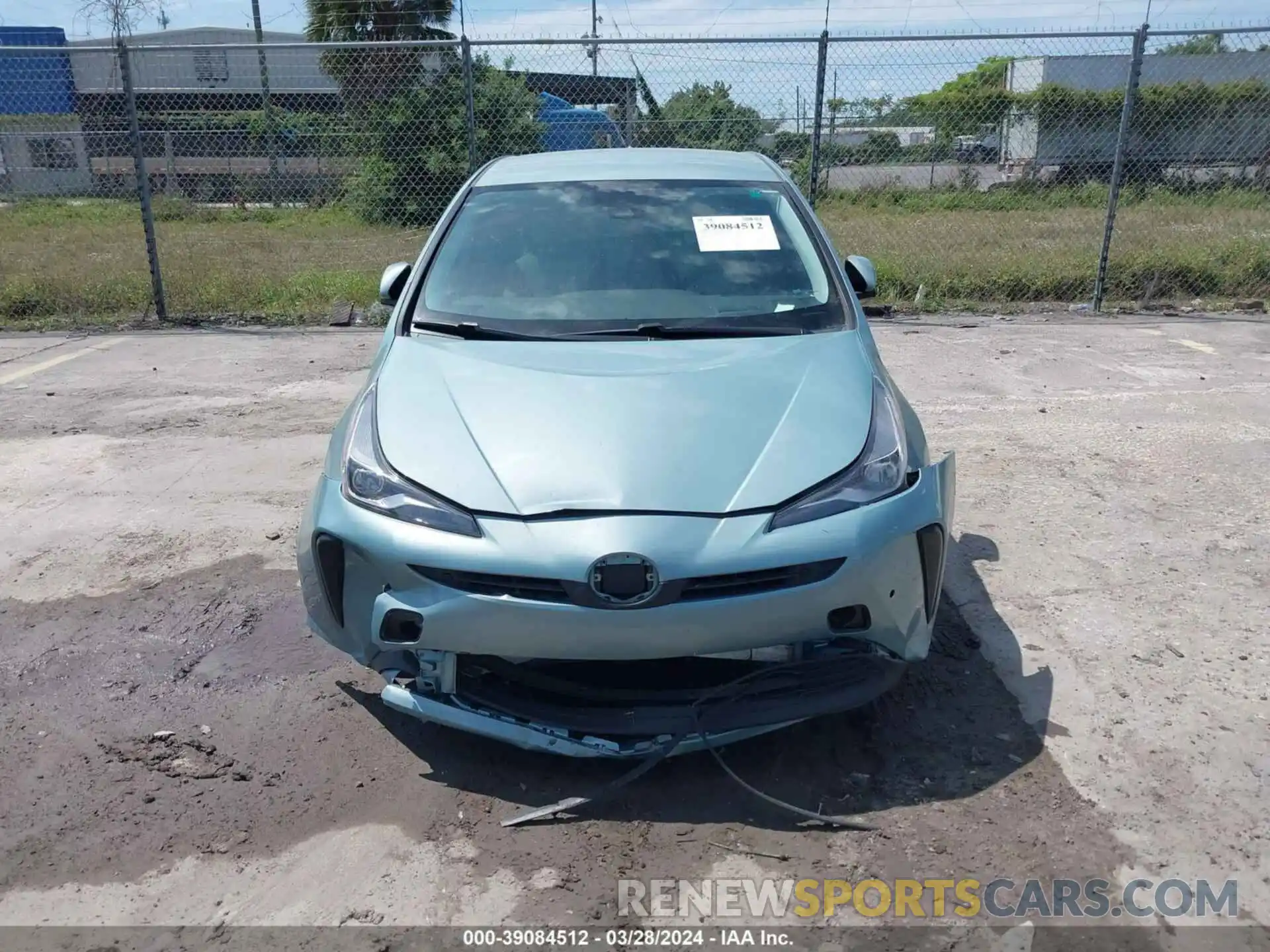 6 Фотография поврежденного автомобиля JTDKARFU5K3075654 TOYOTA PRIUS 2019