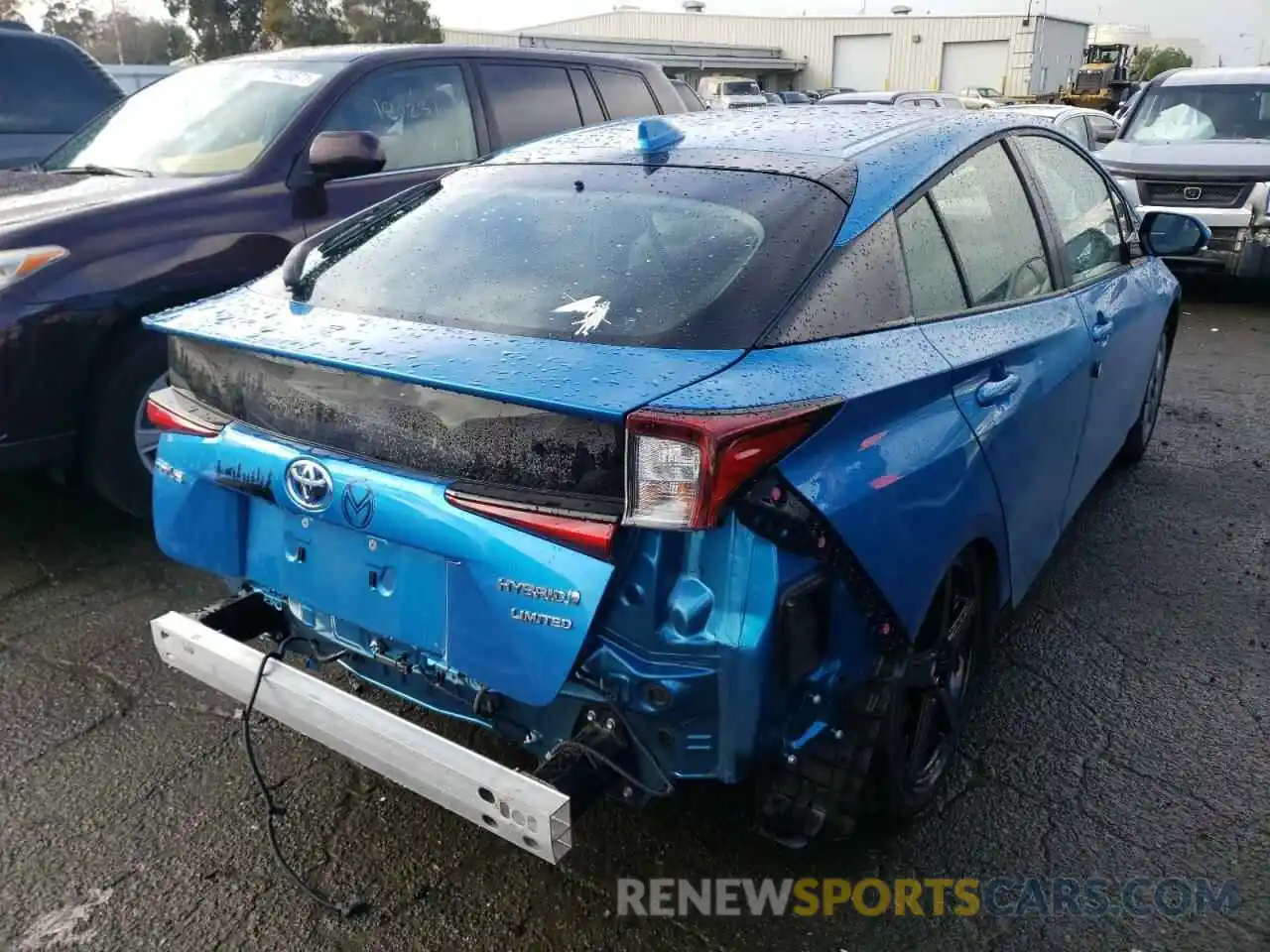 4 Photograph of a damaged car JTDKARFU5K3076061 TOYOTA PRIUS 2019