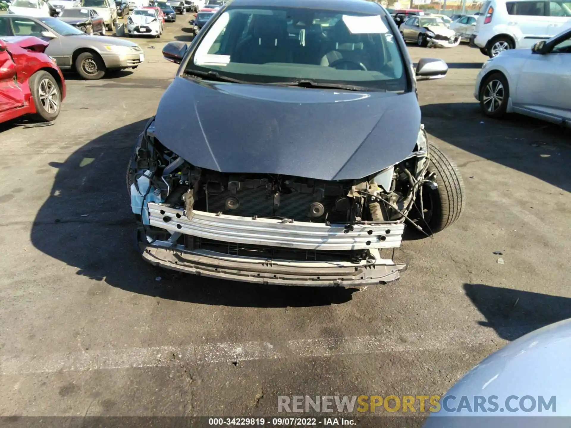 6 Photograph of a damaged car JTDKARFU5K3077548 TOYOTA PRIUS 2019