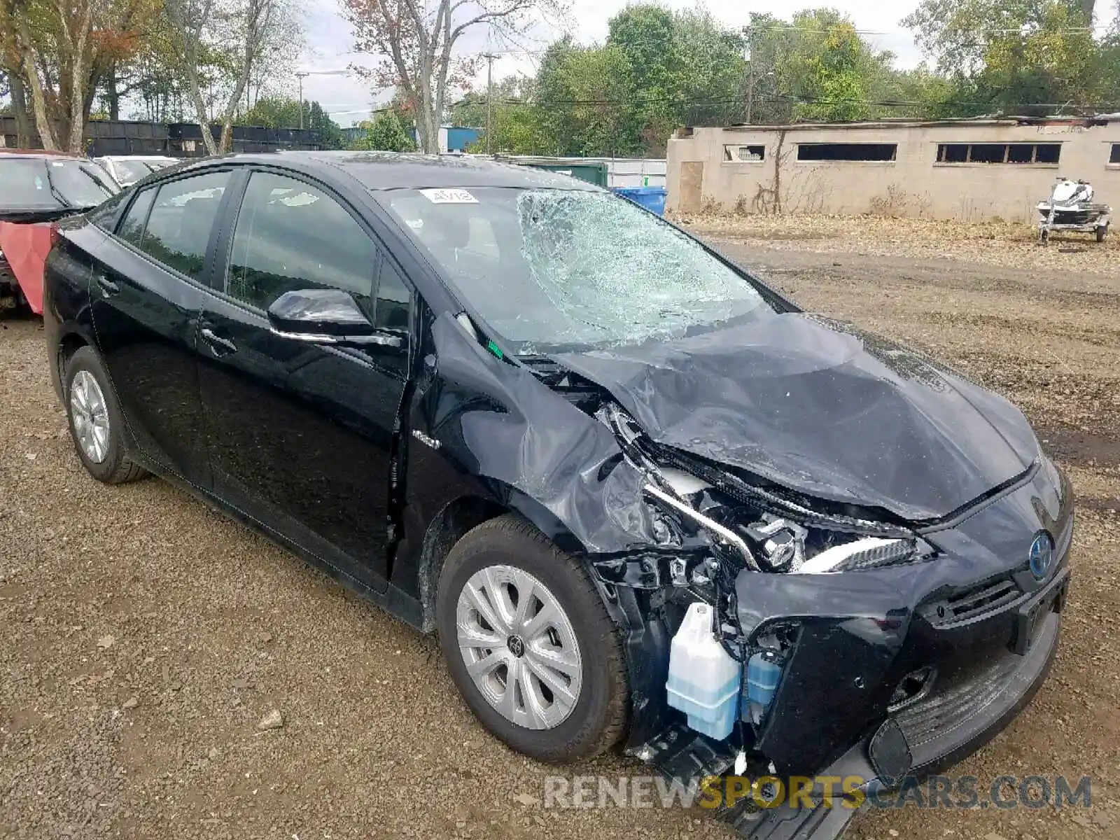 1 Фотография поврежденного автомобиля JTDKARFU5K3078246 TOYOTA PRIUS 2019