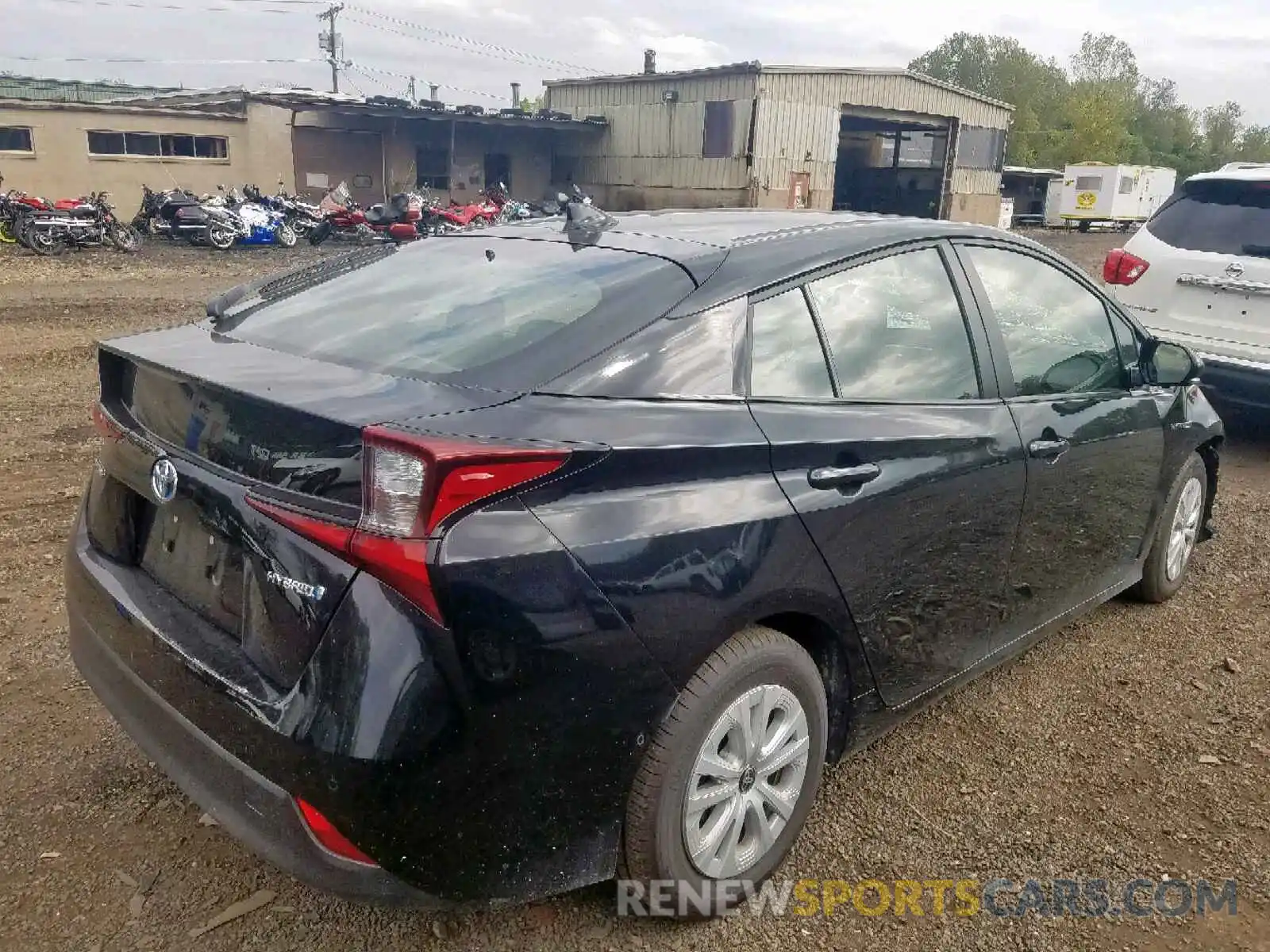 4 Photograph of a damaged car JTDKARFU5K3078246 TOYOTA PRIUS 2019