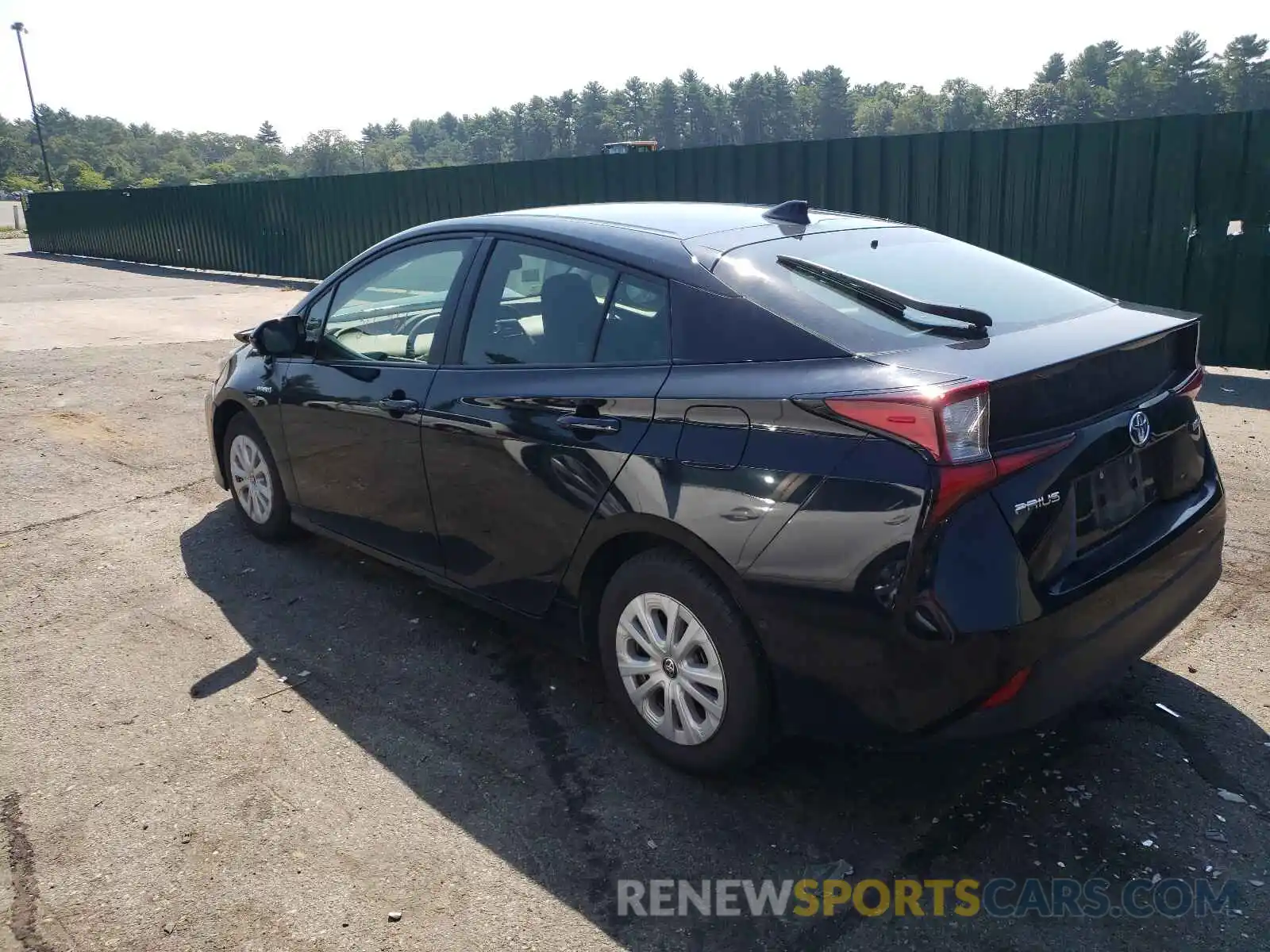 3 Photograph of a damaged car JTDKARFU5K3078506 TOYOTA PRIUS 2019