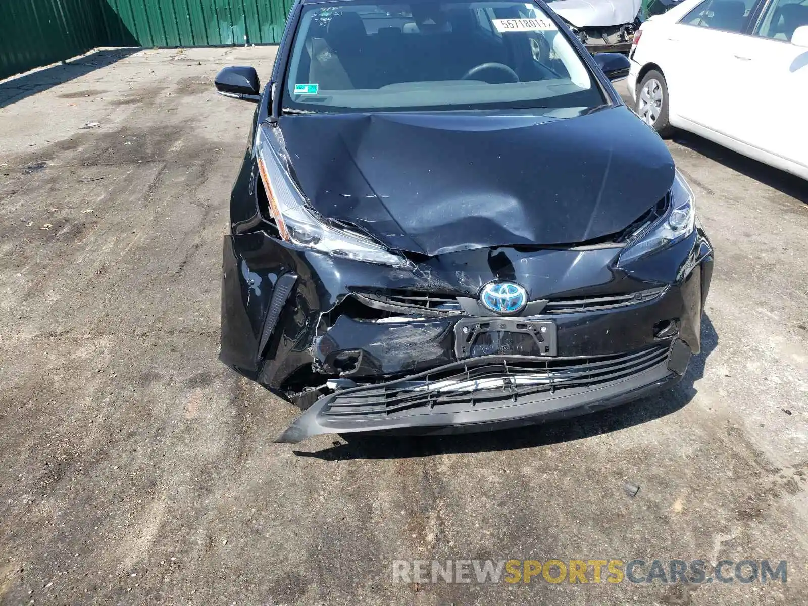 9 Photograph of a damaged car JTDKARFU5K3078506 TOYOTA PRIUS 2019