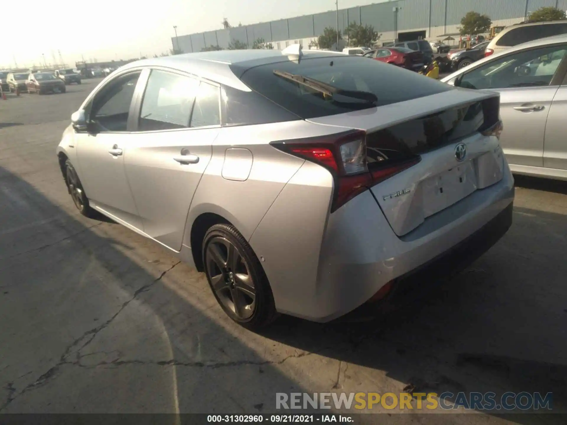 3 Photograph of a damaged car JTDKARFU5K3079722 TOYOTA PRIUS 2019