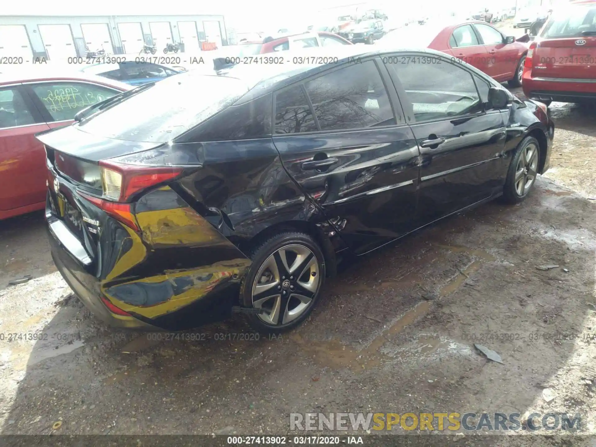 4 Фотография поврежденного автомобиля JTDKARFU5K3079896 TOYOTA PRIUS 2019