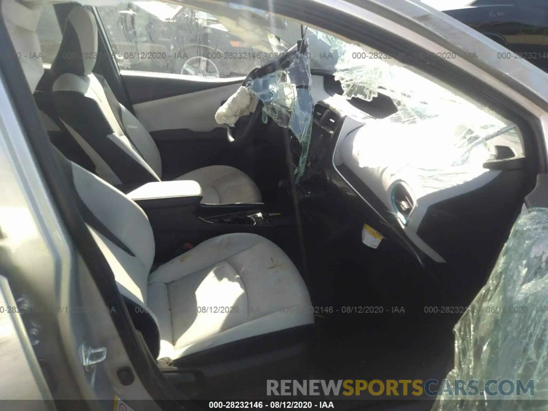 5 Photograph of a damaged car JTDKARFU5K3080272 TOYOTA PRIUS 2019