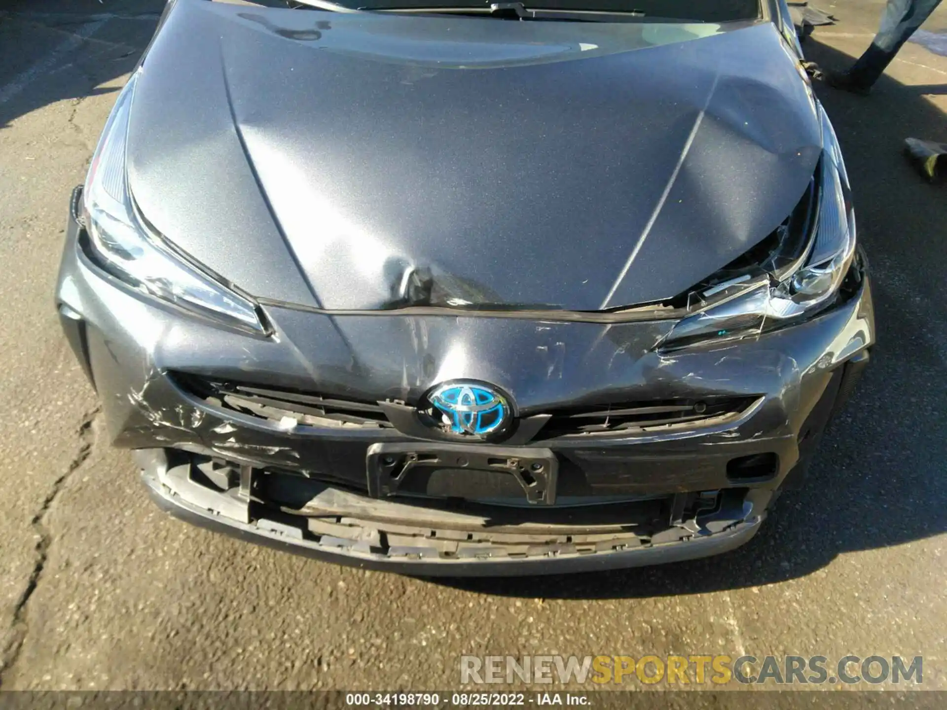 5 Photograph of a damaged car JTDKARFU5K3080286 TOYOTA PRIUS 2019