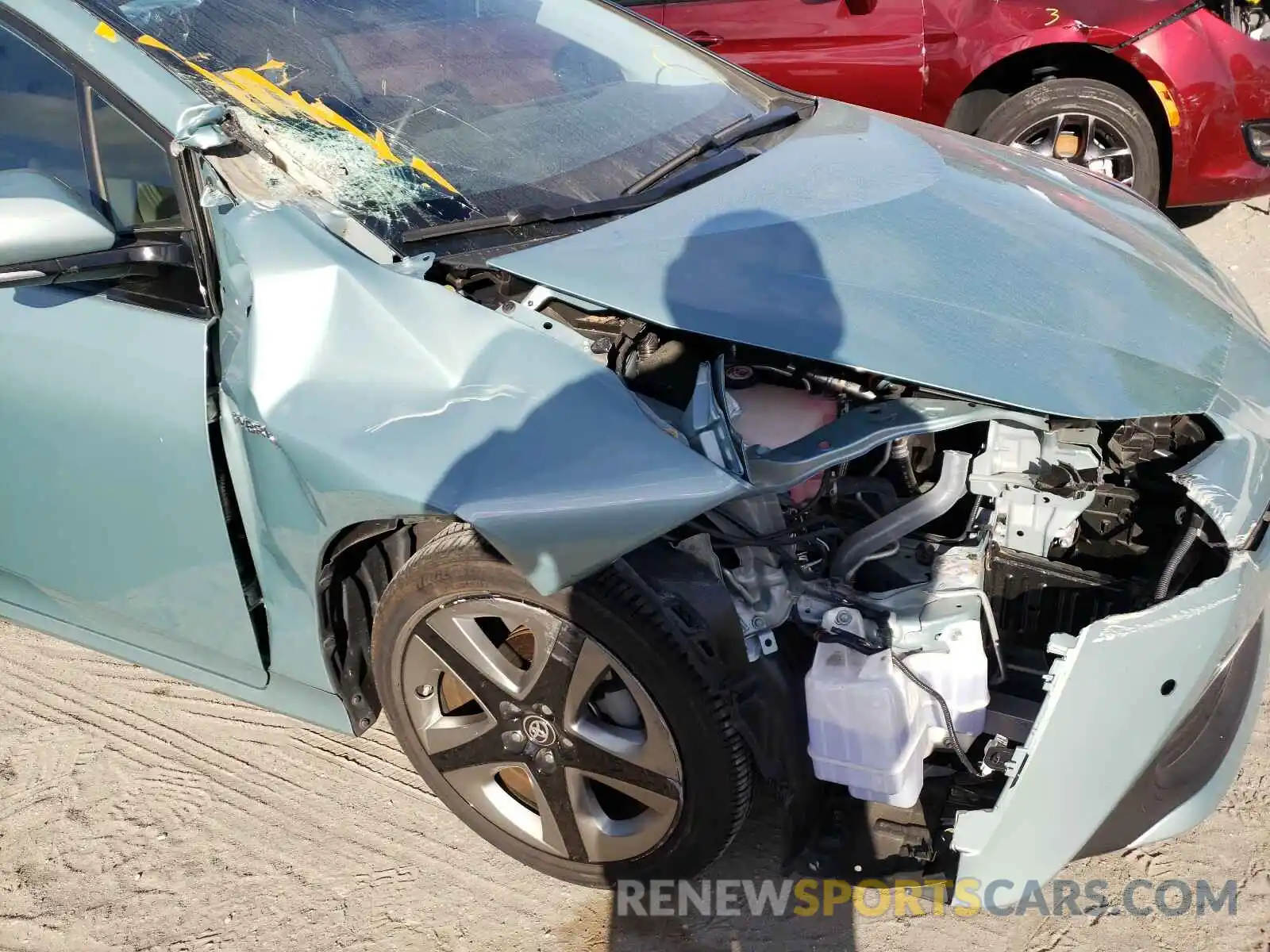 9 Photograph of a damaged car JTDKARFU5K3081504 TOYOTA PRIUS 2019