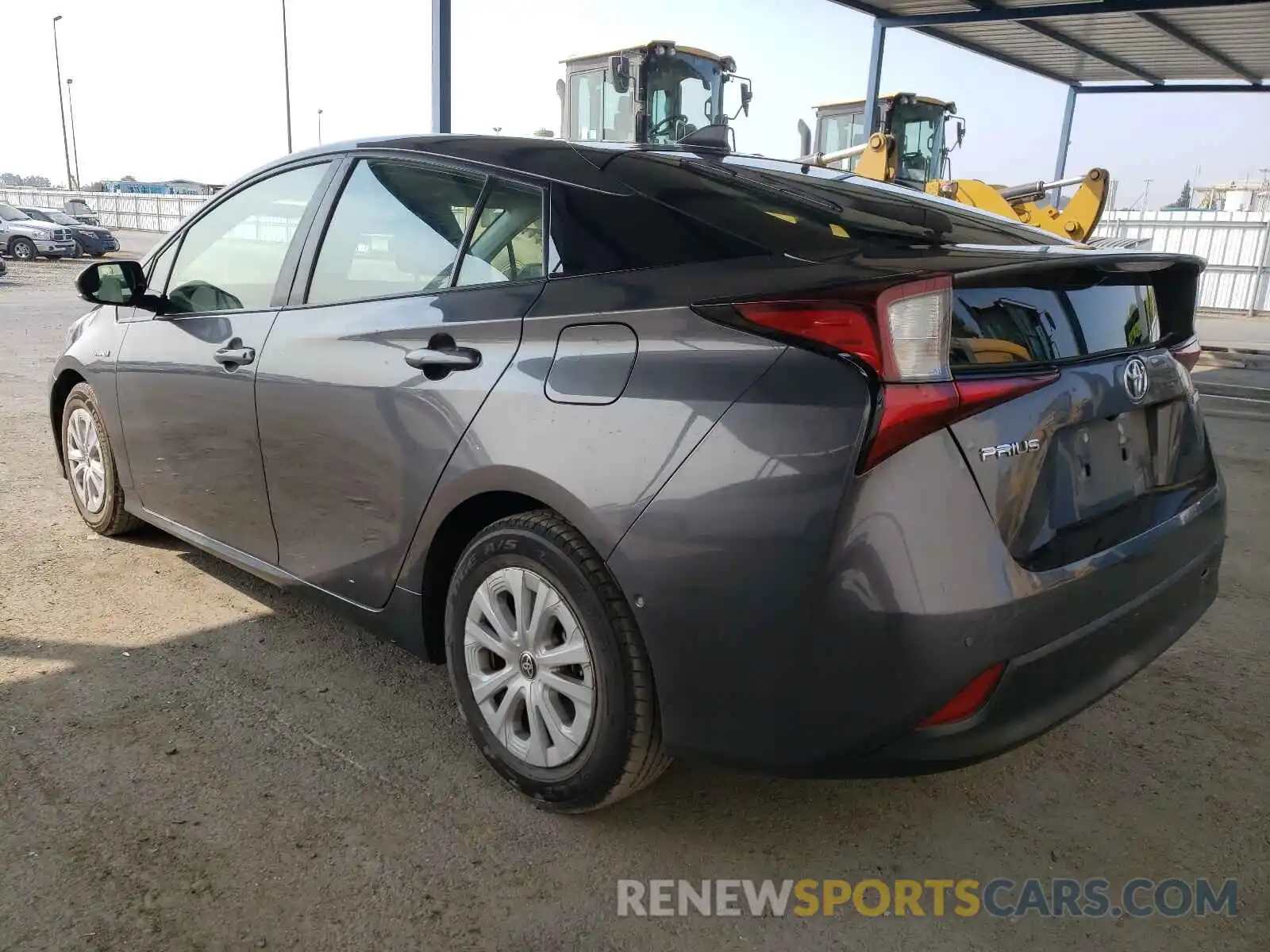 3 Photograph of a damaged car JTDKARFU5K3081860 TOYOTA PRIUS 2019