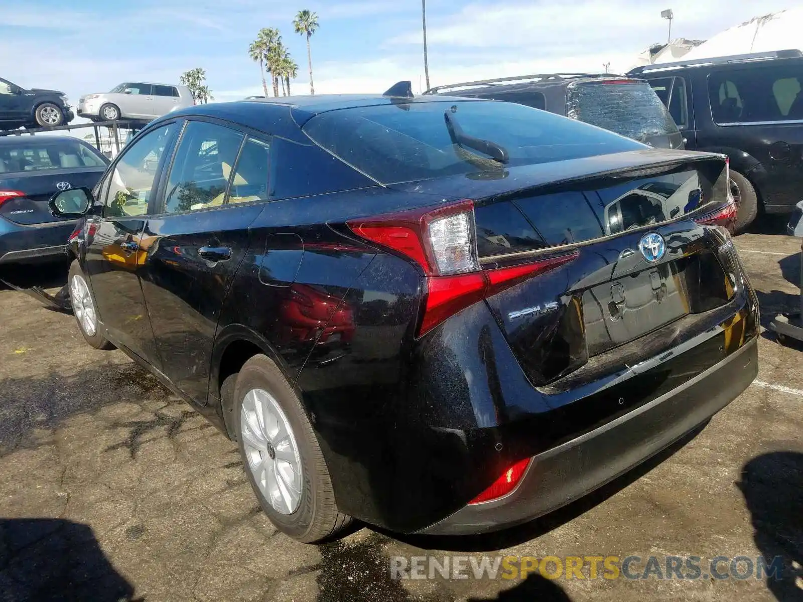 3 Photograph of a damaged car JTDKARFU5K3082636 TOYOTA PRIUS 2019