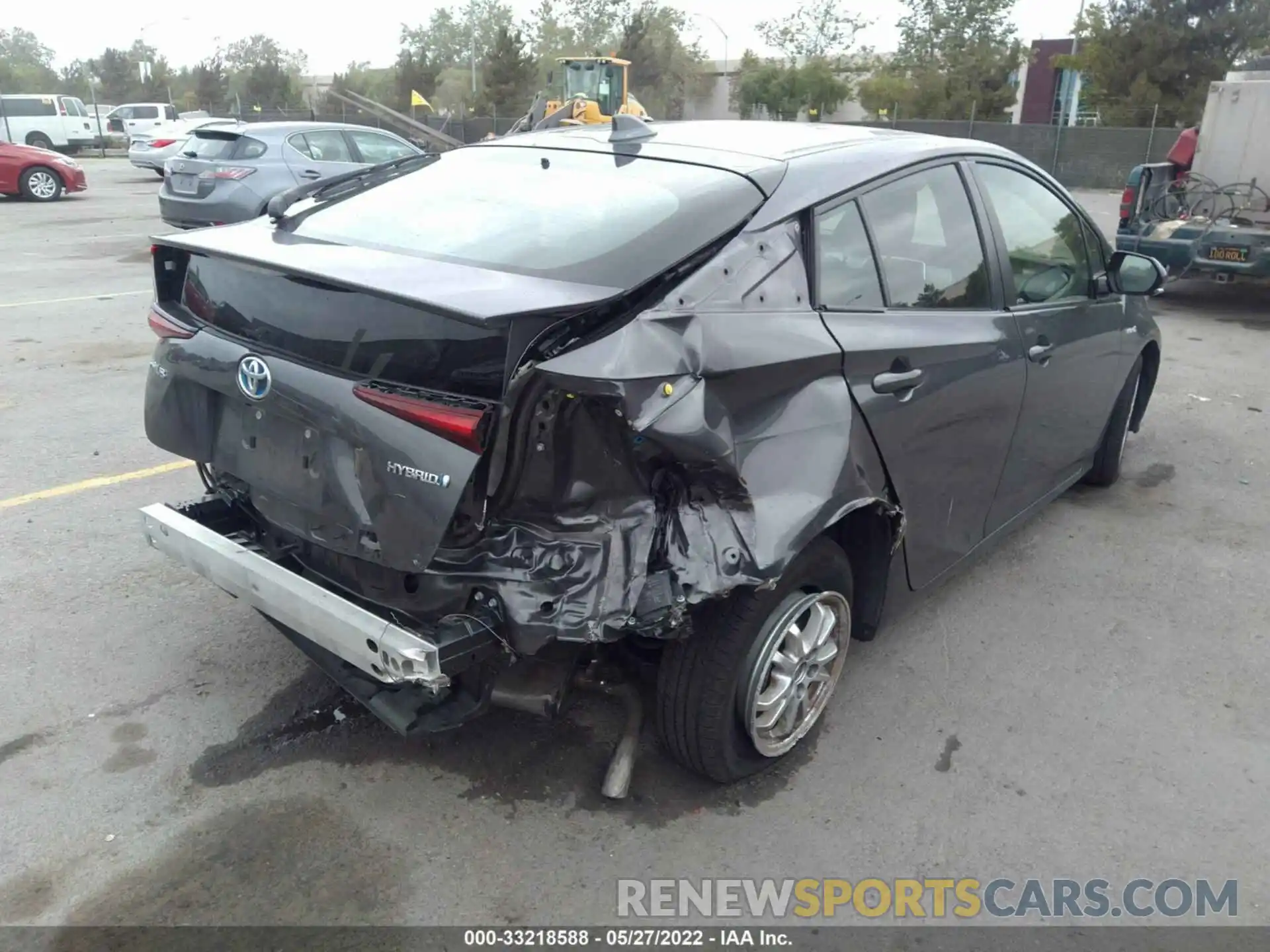 6 Photograph of a damaged car JTDKARFU5K3083804 TOYOTA PRIUS 2019