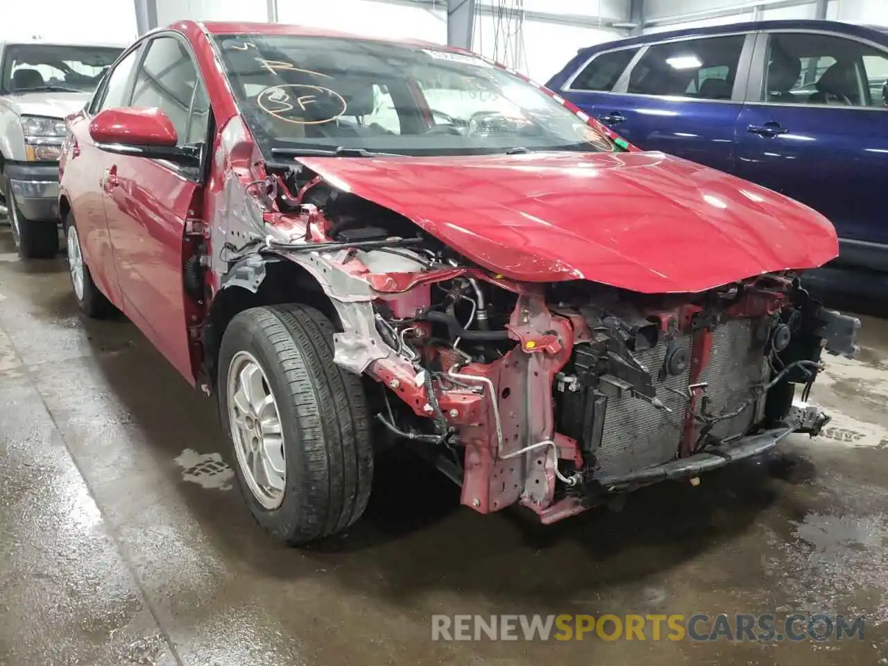 9 Photograph of a damaged car JTDKARFU5K3083981 TOYOTA PRIUS 2019