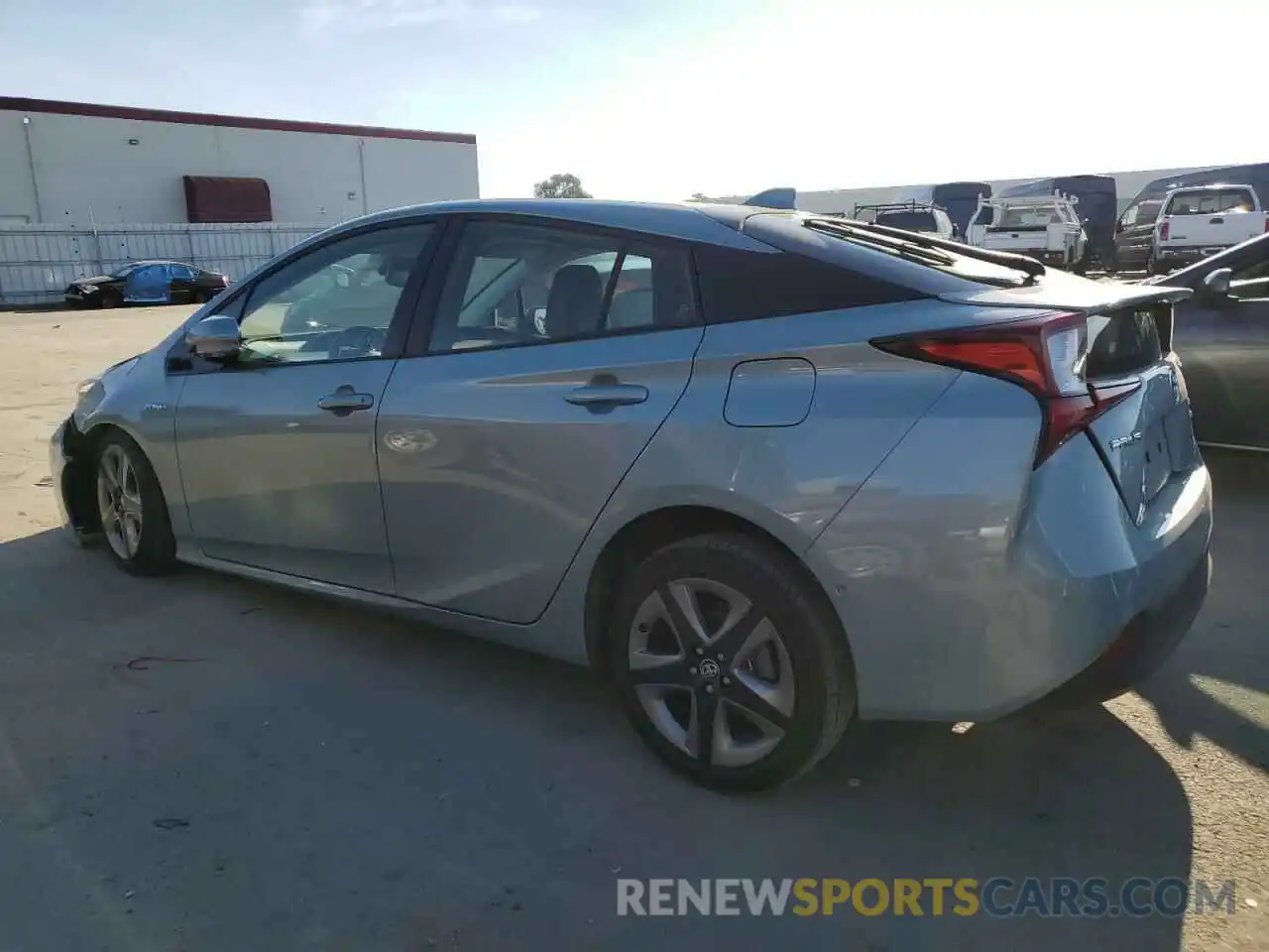 2 Photograph of a damaged car JTDKARFU5K3084337 TOYOTA PRIUS 2019