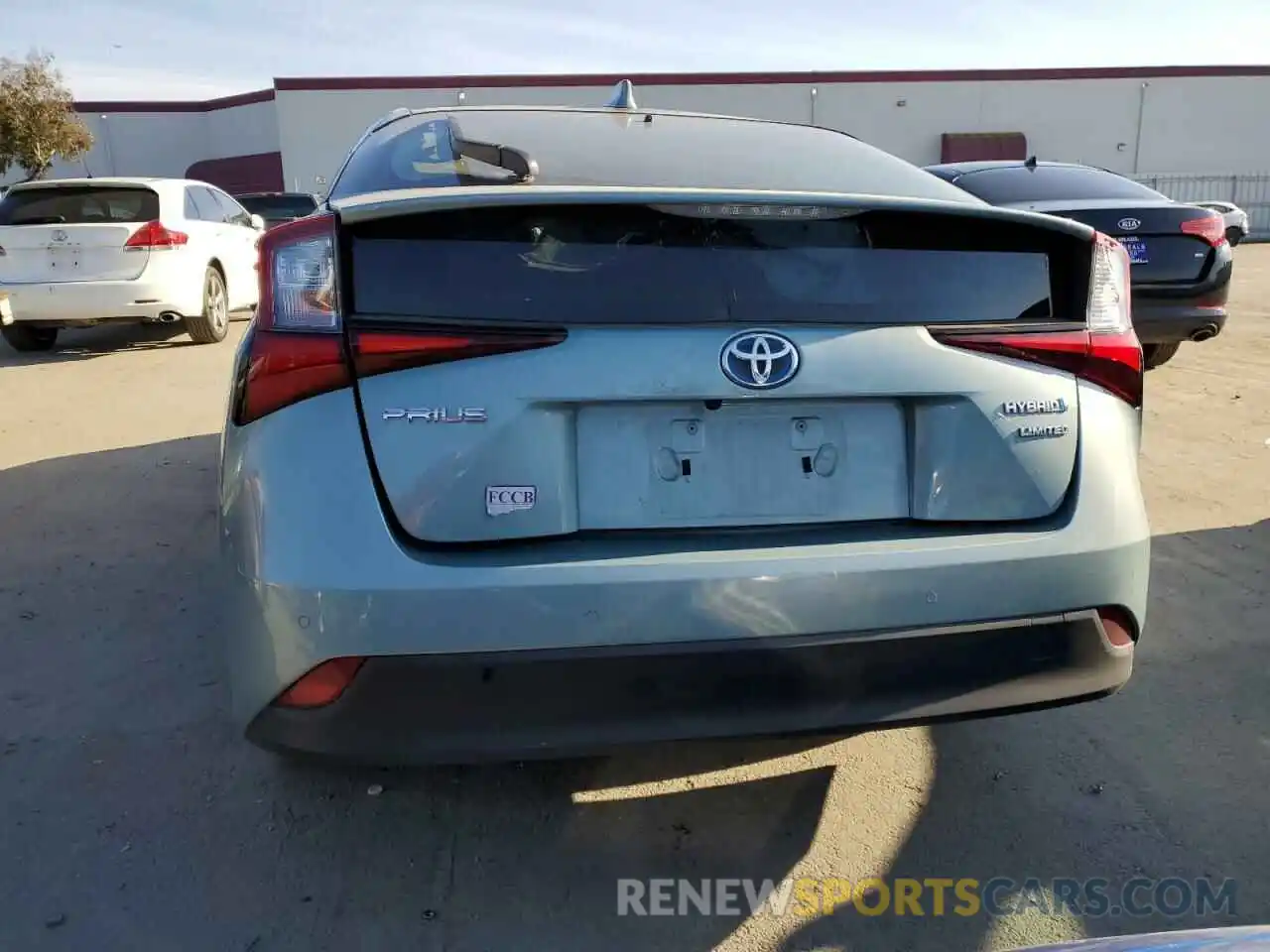 6 Photograph of a damaged car JTDKARFU5K3084337 TOYOTA PRIUS 2019