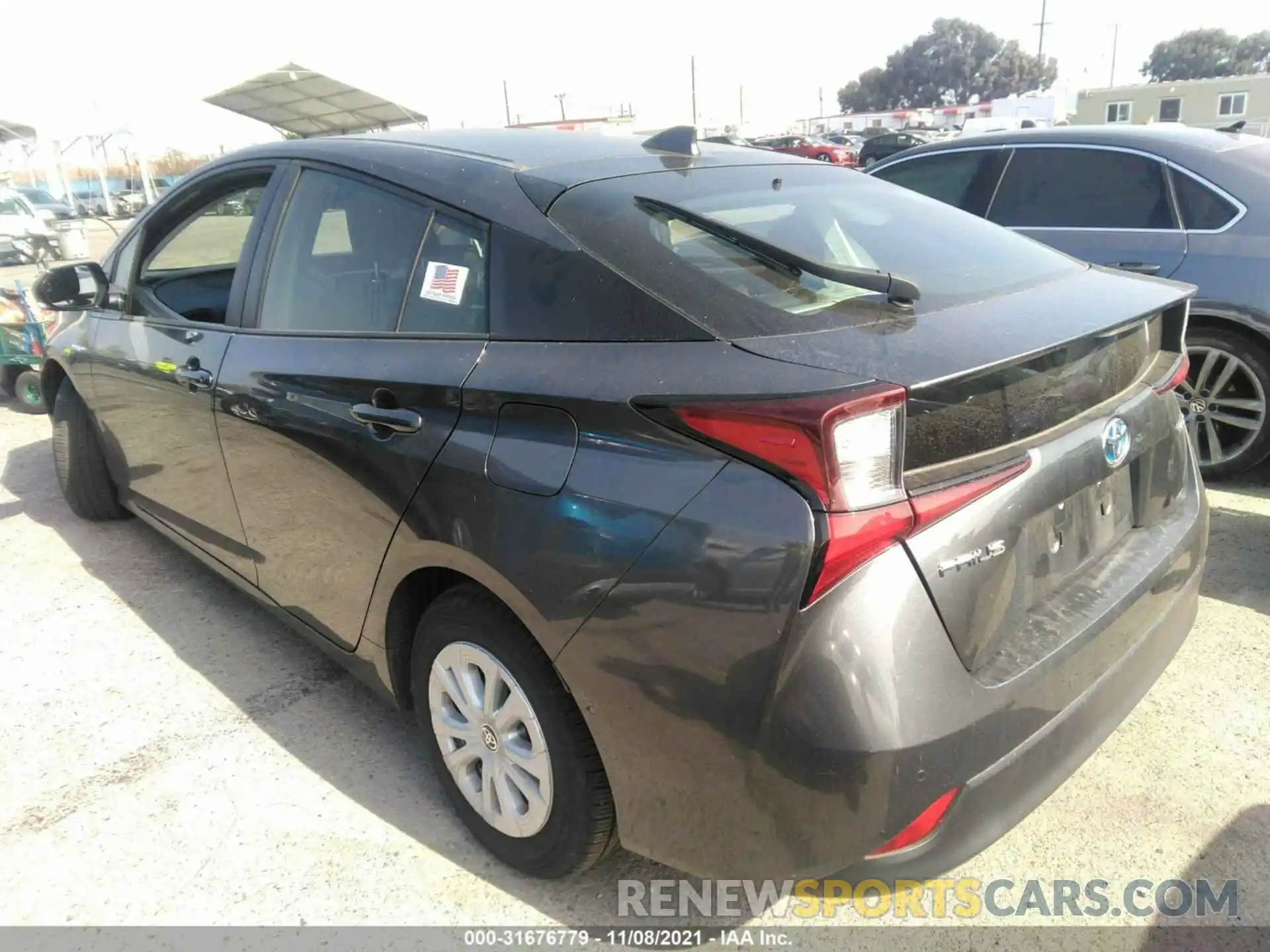 3 Photograph of a damaged car JTDKARFU5K3085178 TOYOTA PRIUS 2019