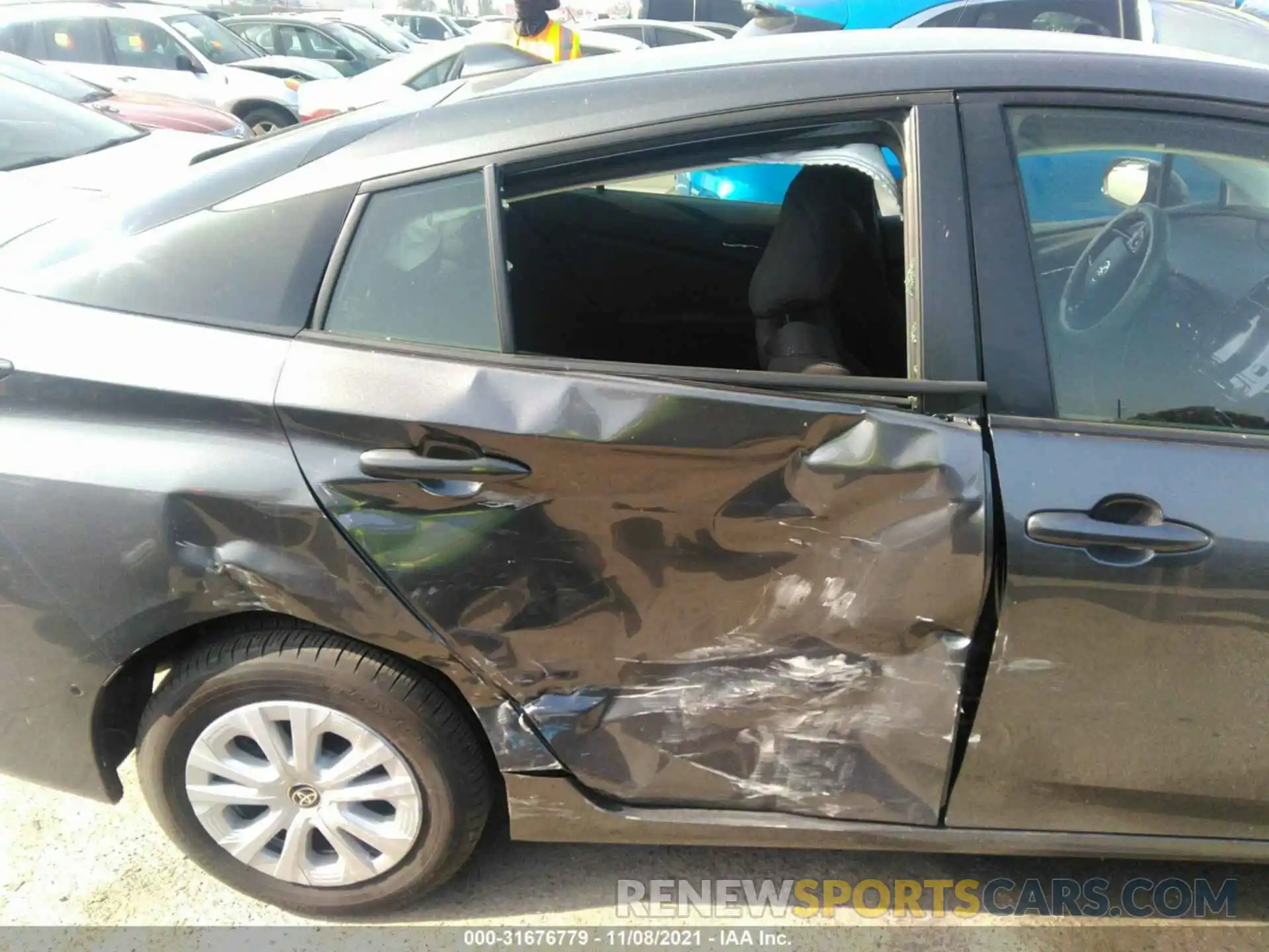 6 Photograph of a damaged car JTDKARFU5K3085178 TOYOTA PRIUS 2019