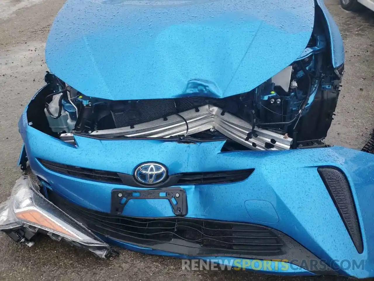 9 Photograph of a damaged car JTDKARFU5K3085908 TOYOTA PRIUS 2019