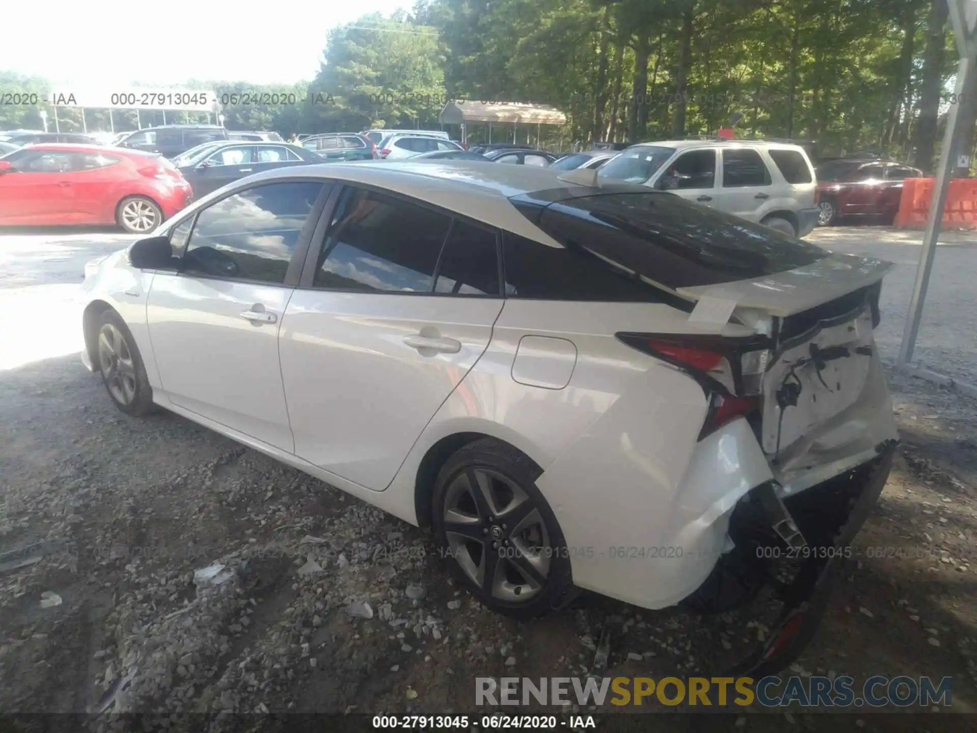 3 Photograph of a damaged car JTDKARFU5K3086136 TOYOTA PRIUS 2019