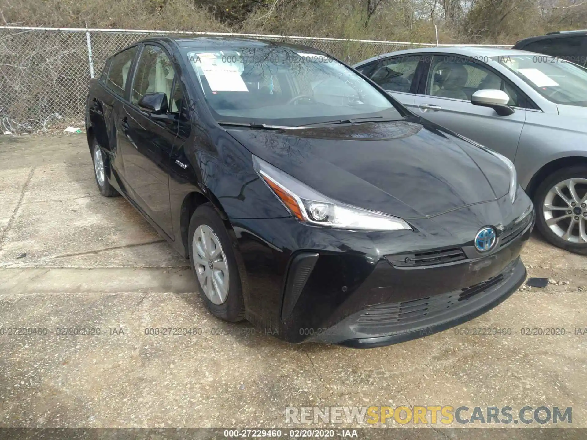 1 Photograph of a damaged car JTDKARFU5K3086749 TOYOTA PRIUS 2019