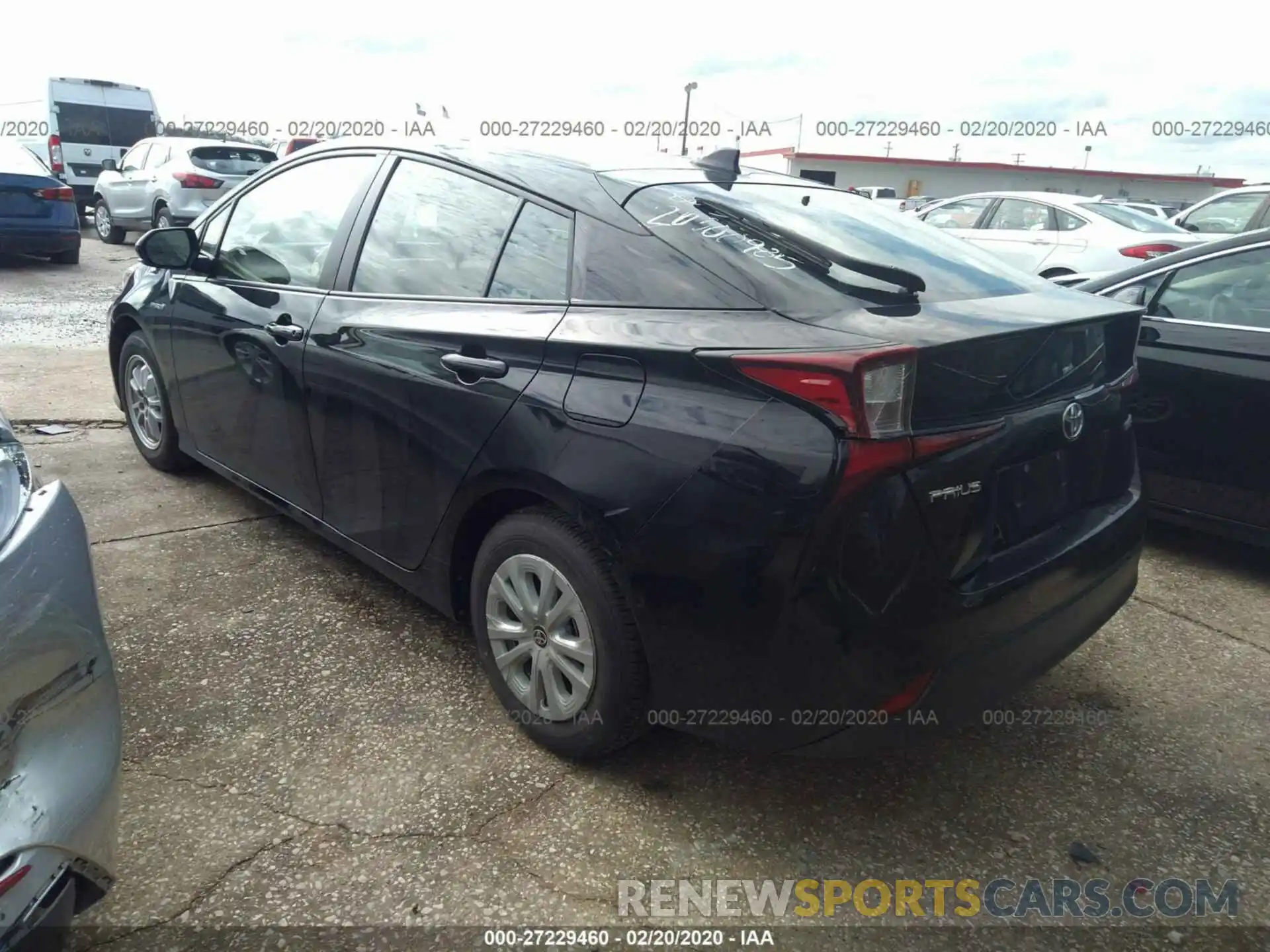 3 Photograph of a damaged car JTDKARFU5K3086749 TOYOTA PRIUS 2019