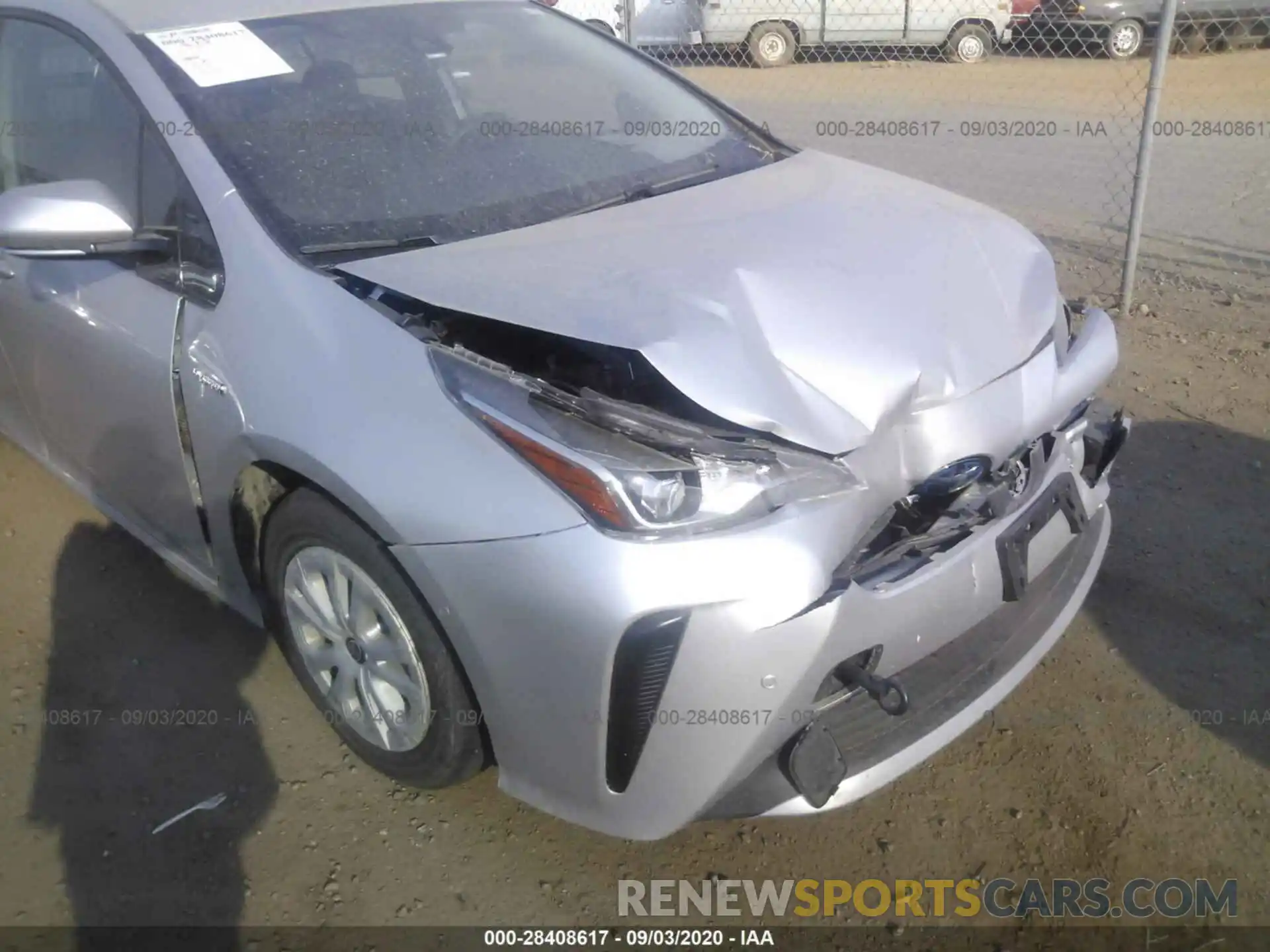 6 Photograph of a damaged car JTDKARFU5K3087528 TOYOTA PRIUS 2019