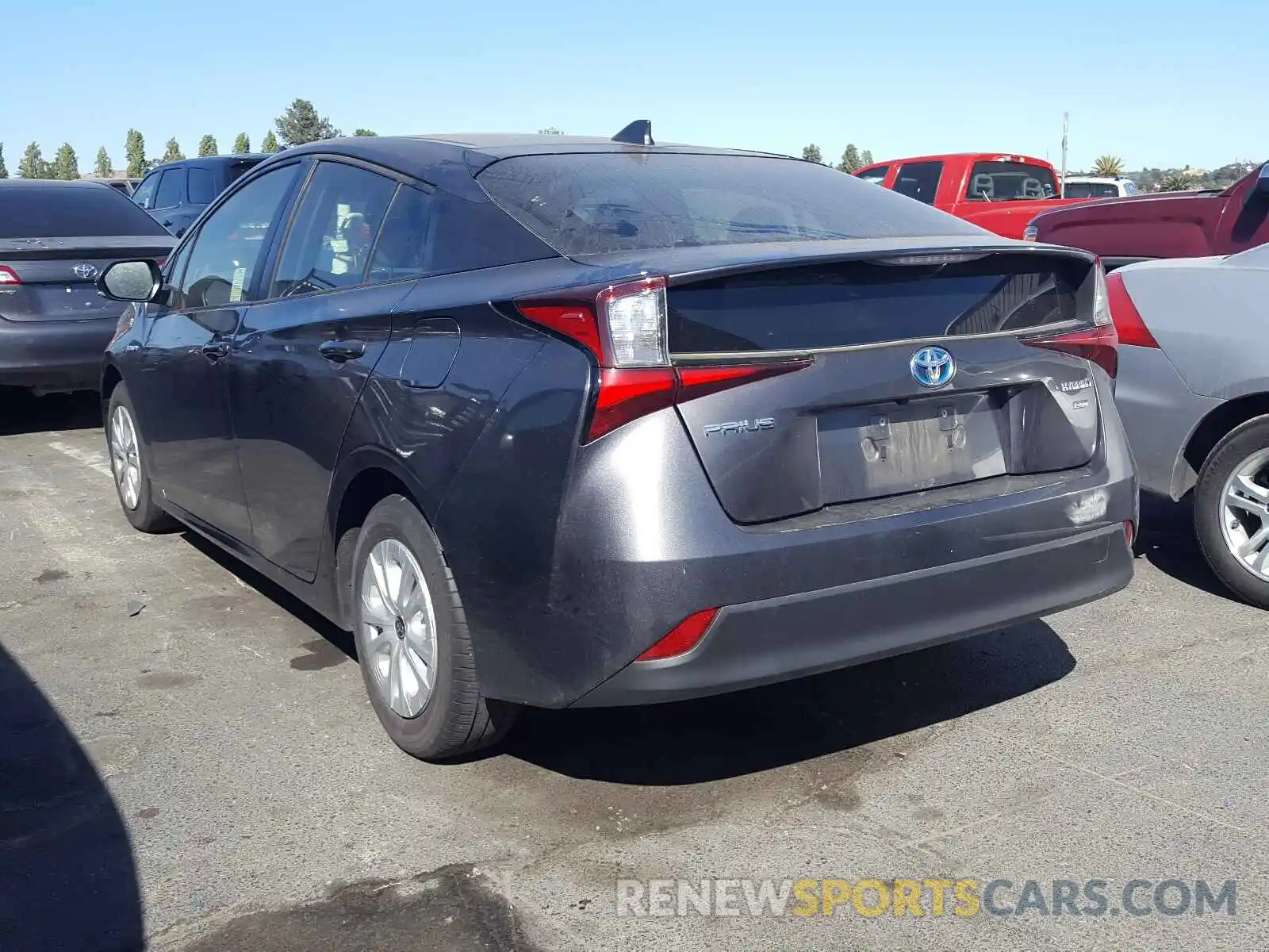 3 Photograph of a damaged car JTDKARFU5K3087996 TOYOTA PRIUS 2019