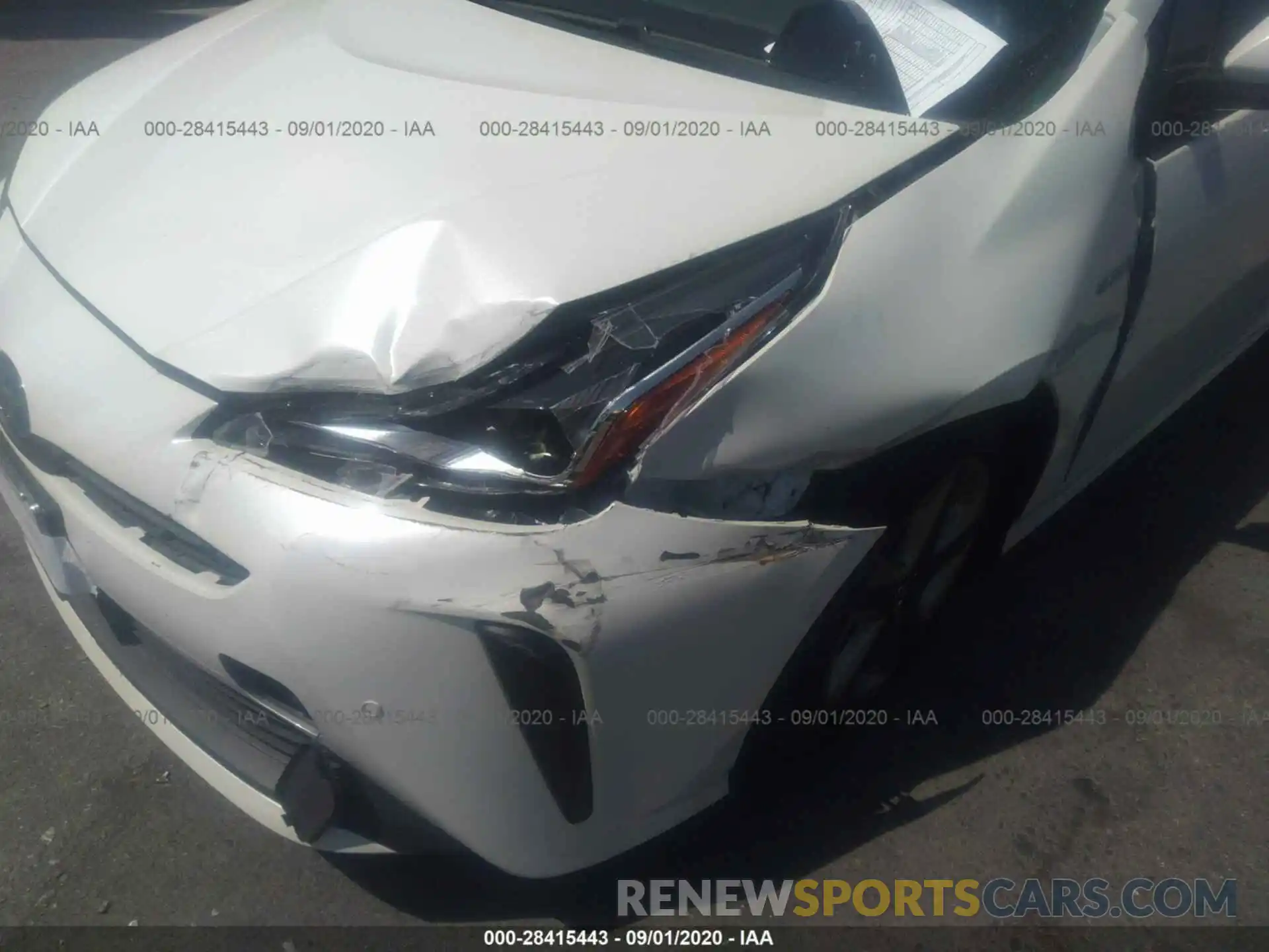 6 Photograph of a damaged car JTDKARFU5K3088629 TOYOTA PRIUS 2019