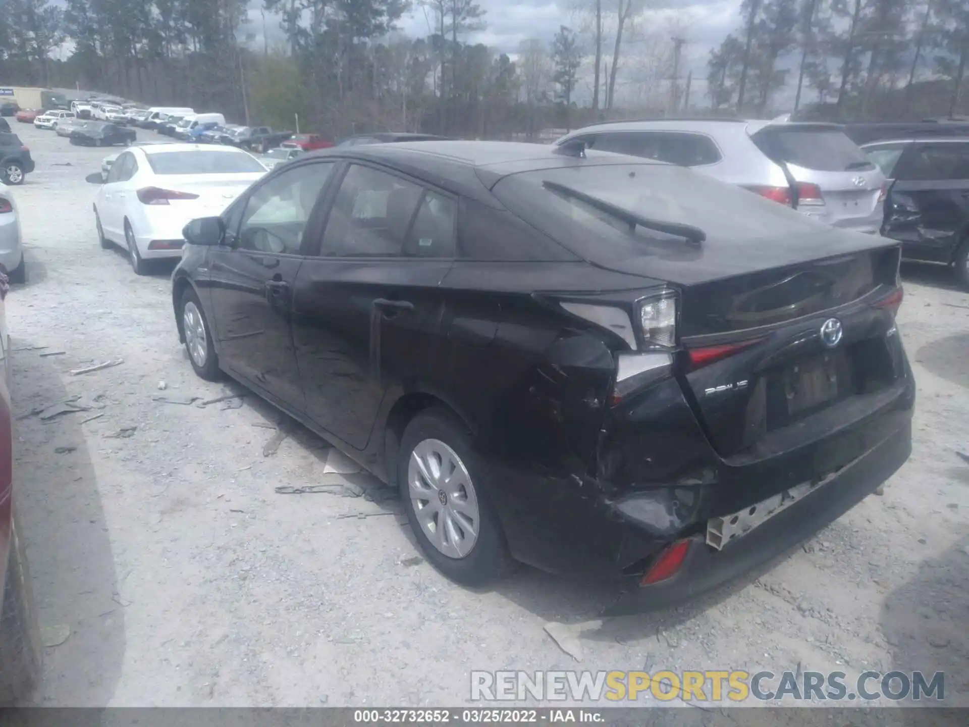 3 Photograph of a damaged car JTDKARFU5K3089151 TOYOTA PRIUS 2019