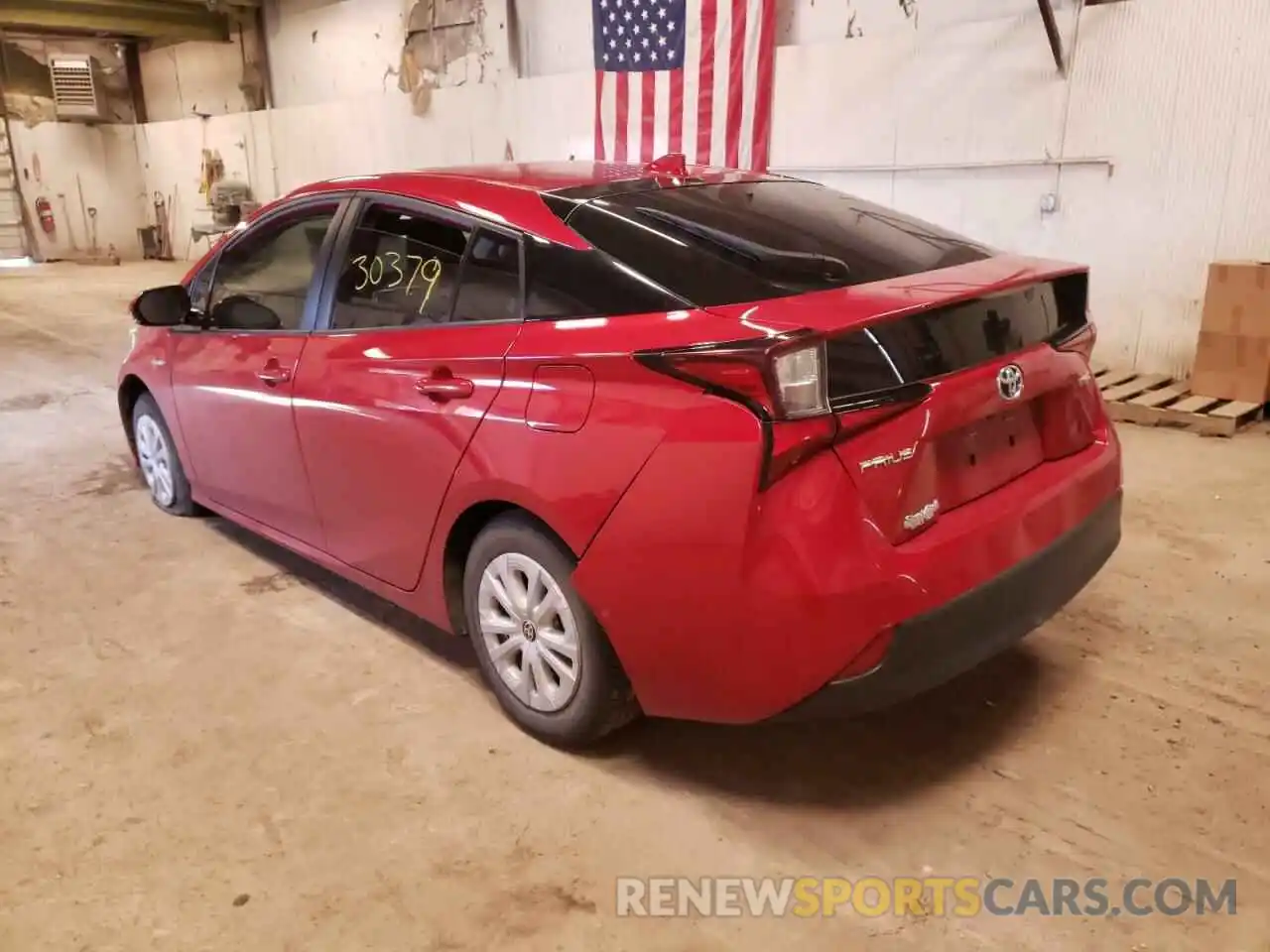 3 Photograph of a damaged car JTDKARFU5K3089182 TOYOTA PRIUS 2019