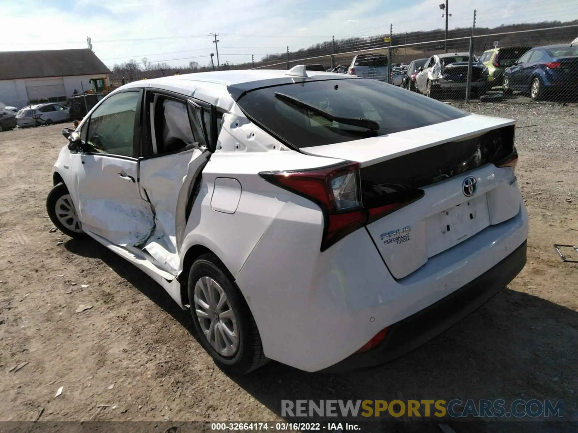 3 Photograph of a damaged car JTDKARFU5K3089232 TOYOTA PRIUS 2019