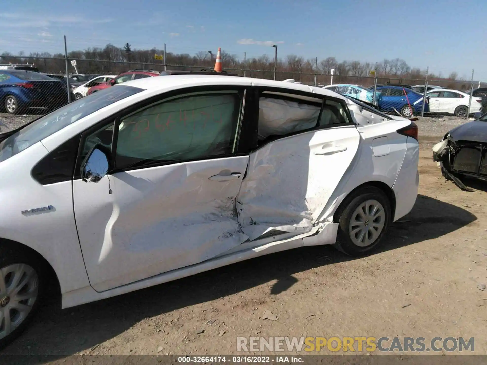 6 Photograph of a damaged car JTDKARFU5K3089232 TOYOTA PRIUS 2019