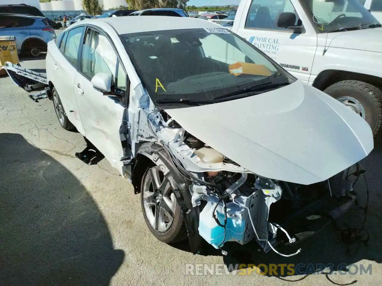 9 Photograph of a damaged car JTDKARFU5K3093359 TOYOTA PRIUS 2019