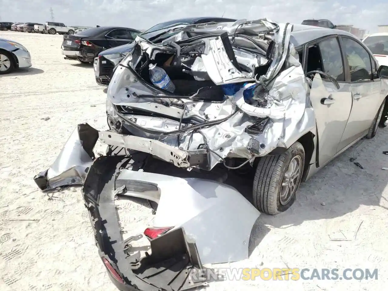 9 Photograph of a damaged car JTDKARFU5K3093961 TOYOTA PRIUS 2019